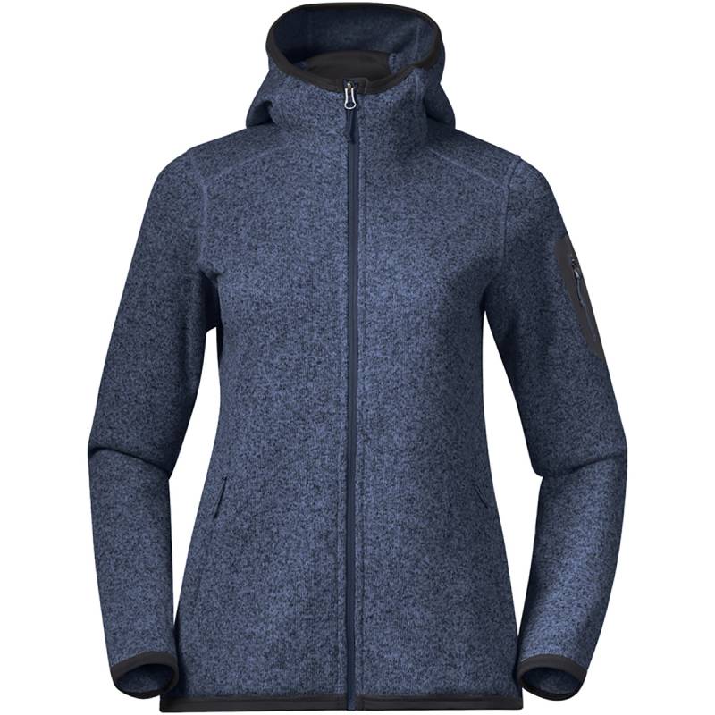 Bergans Damen Kamphaug Knitted Hoodie Jacke von bergans