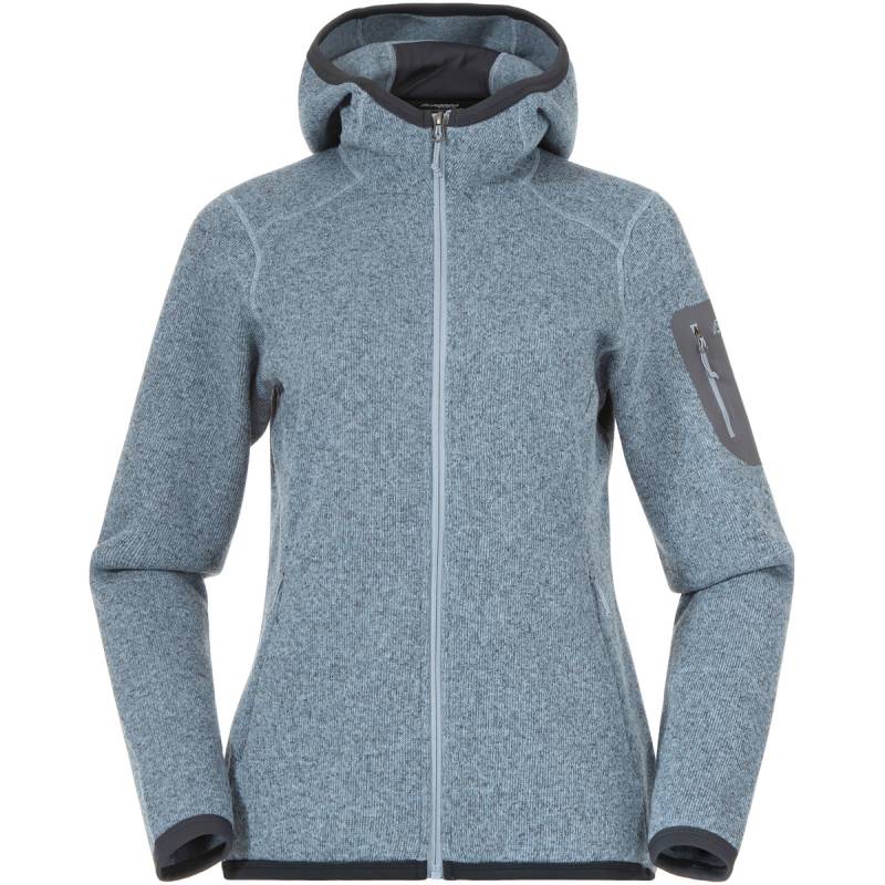 Bergans Damen Kamphaug Knitted Hoodie Jacke von bergans