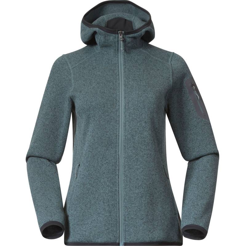 Bergans Damen Kamphaug Knitted Hoodie Jacke von bergans