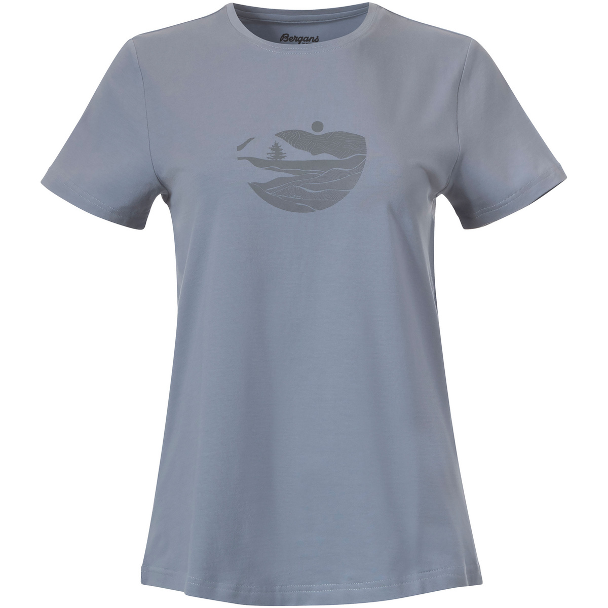Bergans Damen Nordmarka Organic Cotton Print T-Shirt Bergans Damen Nordmarka Organic Cotton Print T-Shirt von bergans