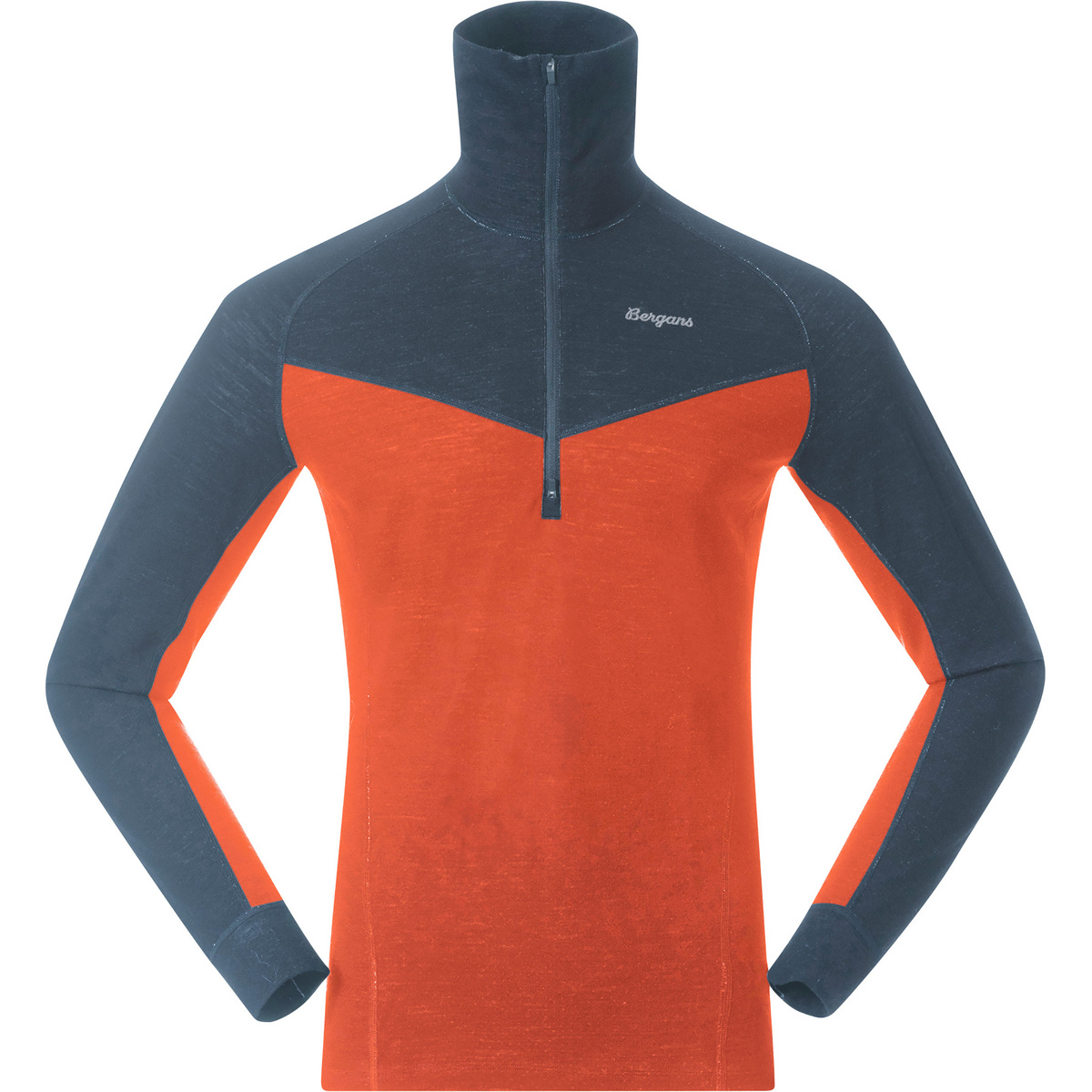 Bergans Herren Inner:Dual Merino Half Zip Longsleeve von bergans