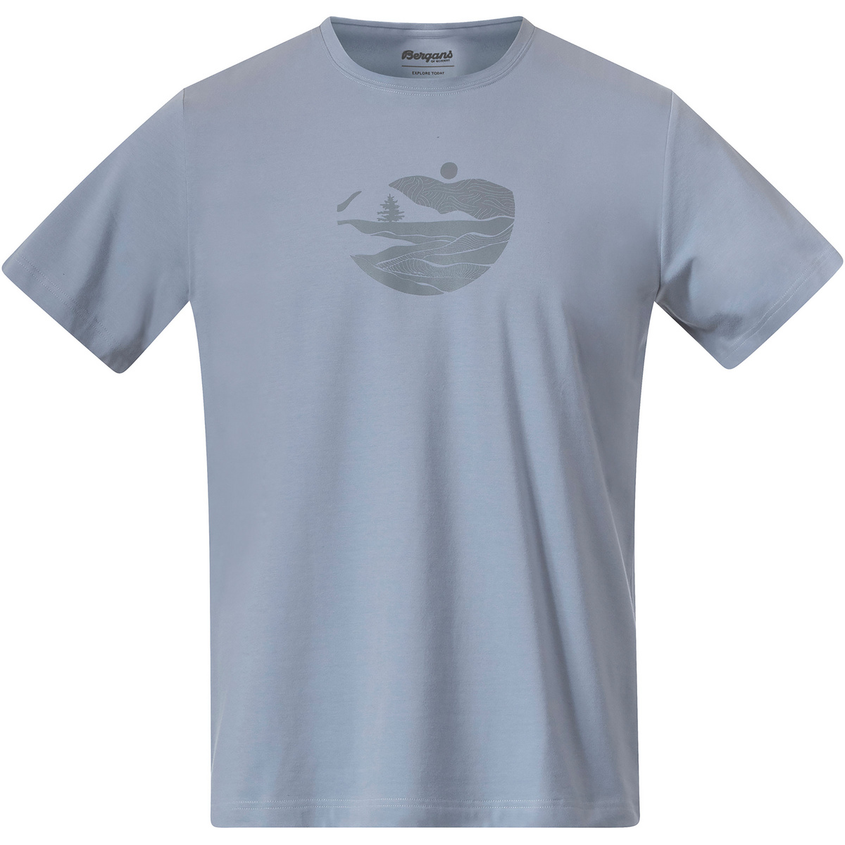 Bergans Herren Nordmarka Organic Cotton Print T-Shirt Bergans Herren Nordmarka Organic Cotton Print T-Shirt von bergans