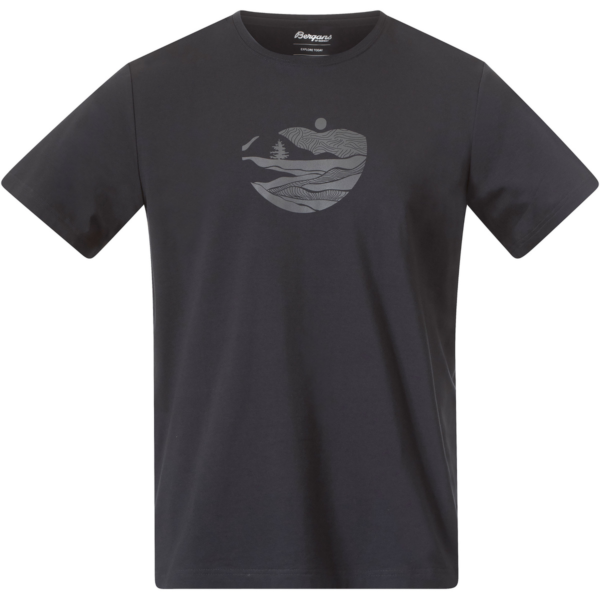 Bergans Herren Nordmarka Organic Cotton Print T-Shirt Bergans Herren Nordmarka Organic Cotton Print T-Shirt von bergans