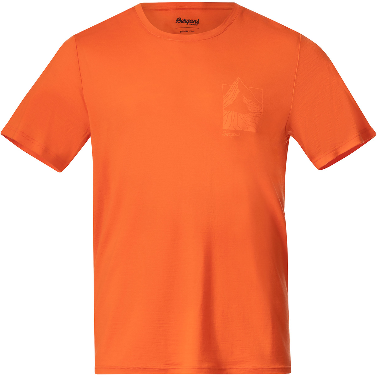 Bergans Herren Rabot Mount Wool T-Shirt von bergans