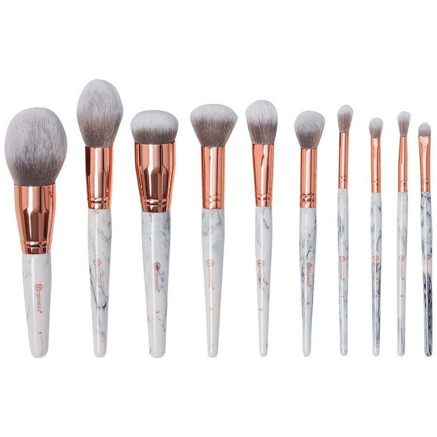 bh Cosmetics  bh Cosmetics Marble Luxe - 10 Piece Brush Set pinselset 1.0 pieces von bh Cosmetics