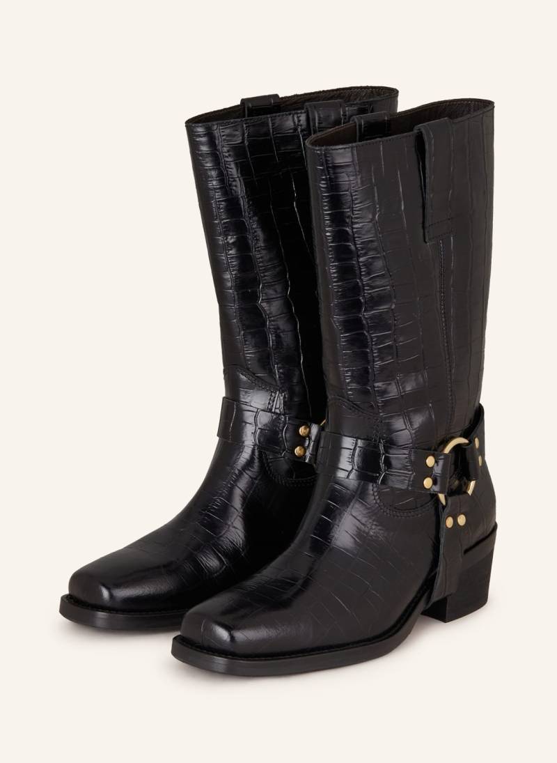 Billi Bi Biker Boots Monterrey schwarz von billi bi