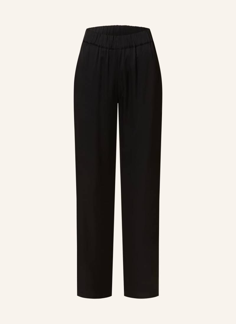 Black Palms Marlenehose schwarz von black palms
