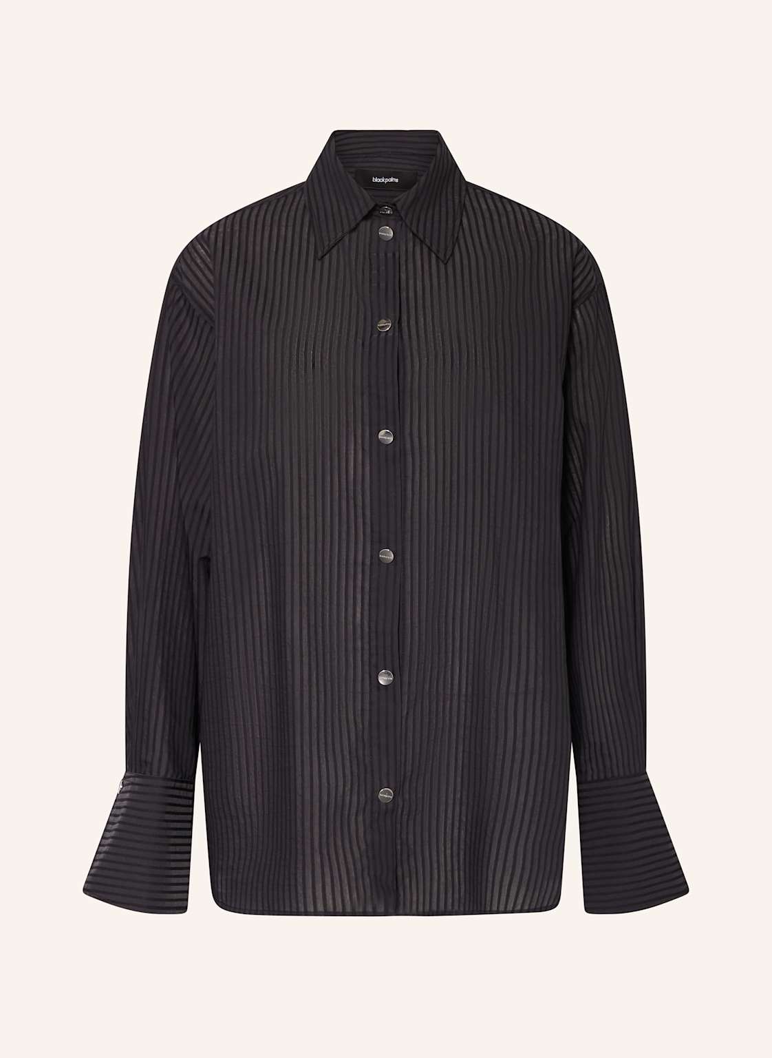 Black Palms Oversized-Hemdbluse Eddo schwarz Black Palms Oversized-Hemdbluse Eddo schwarz von black palms