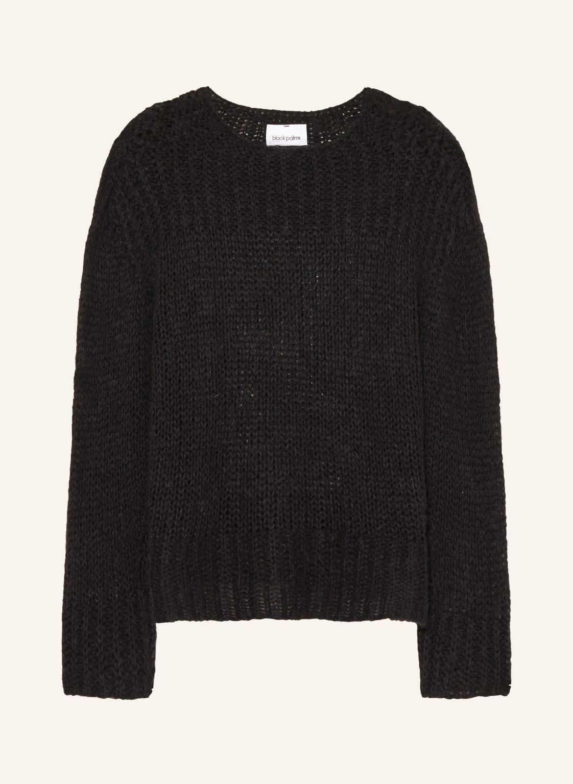 Black Palms Pullover Stephl Mit Alpaka schwarz von black palms