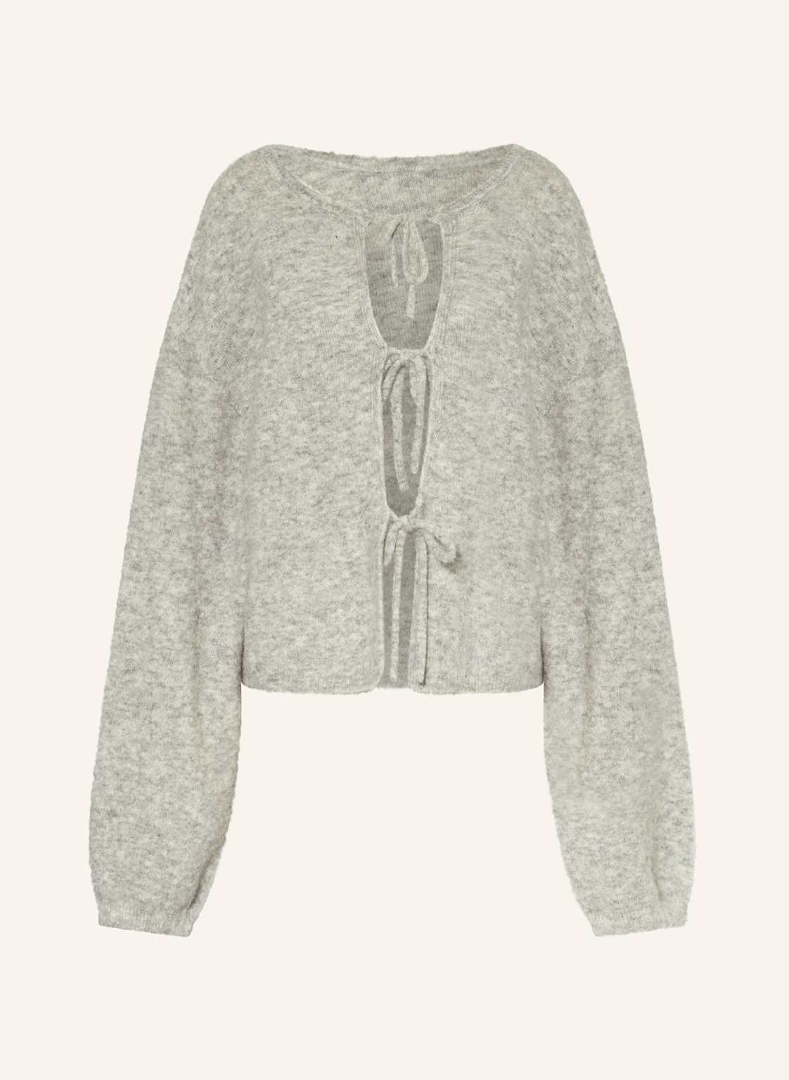 Black Palms Strickjacke Zusie Mit Alpaka grau Black Palms Strickjacke Zusie Mit Alpaka grau von black palms