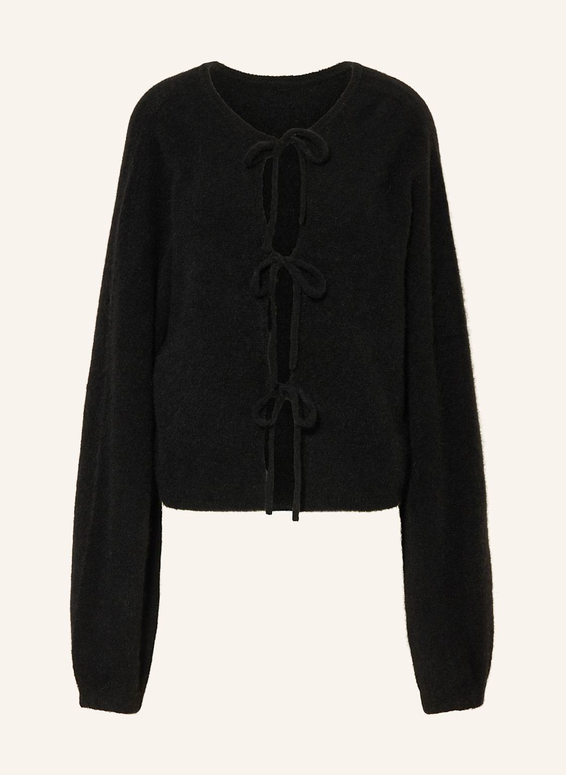 Black Palms Strickjacke Zusie Mit Alpaka schwarz Black Palms Strickjacke Zusie Mit Alpaka schwarz von black palms