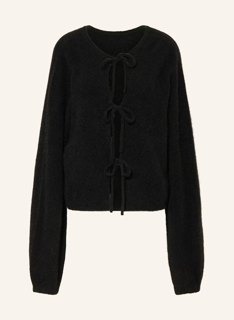 Black Palms Strickjacke Zusie Mit Alpaka schwarz von black palms