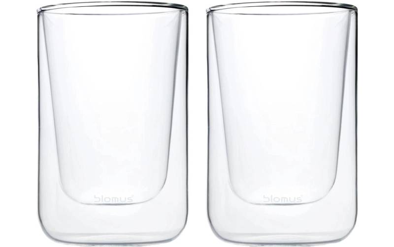 BLOMUS Cappuccinotasse »Nero 250 ml 2 Stück Transparent« von blomus