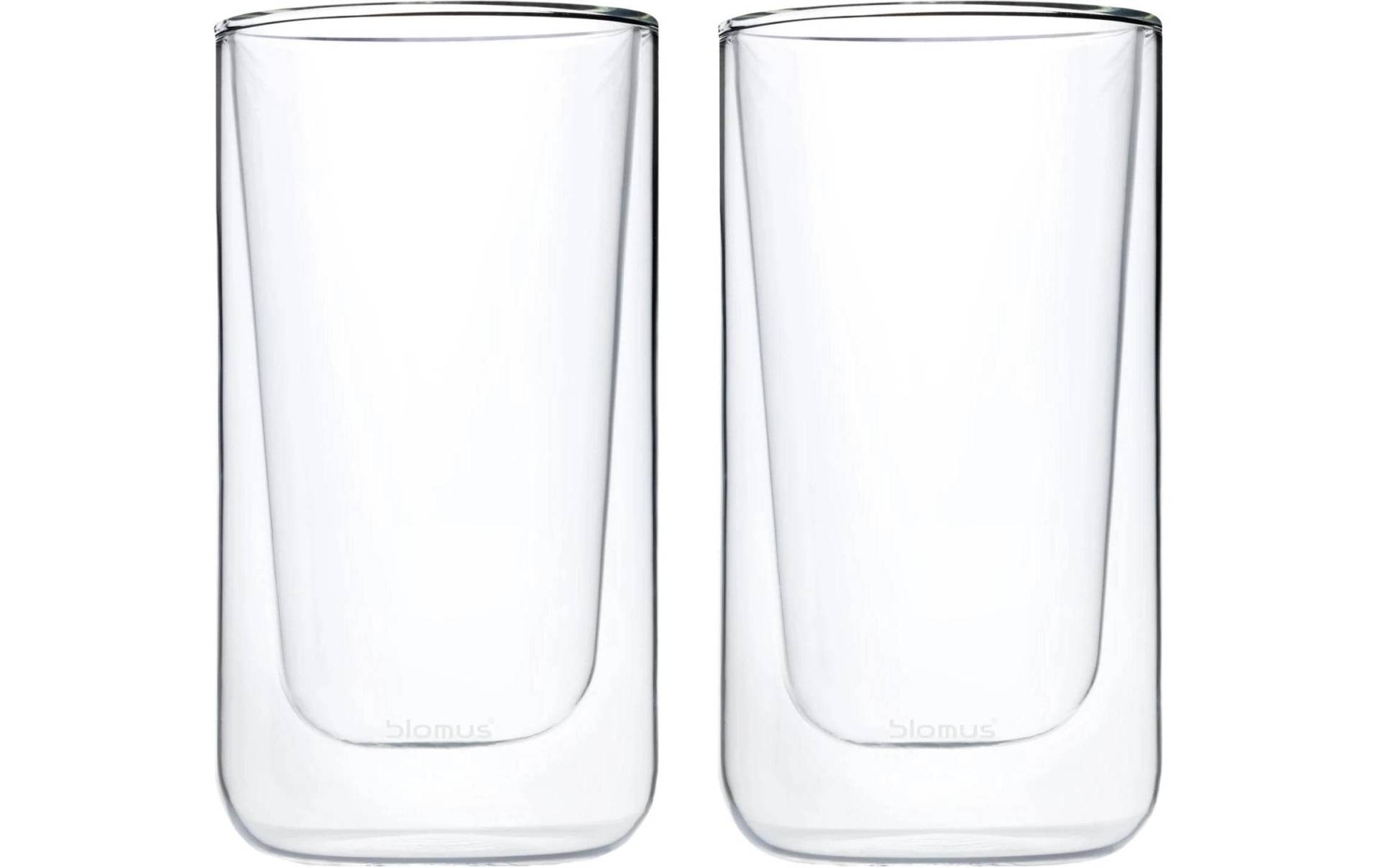 BLOMUS Latte-Macchiato-Glas »Nero 320 ml 2 Stück Transparent« von blomus