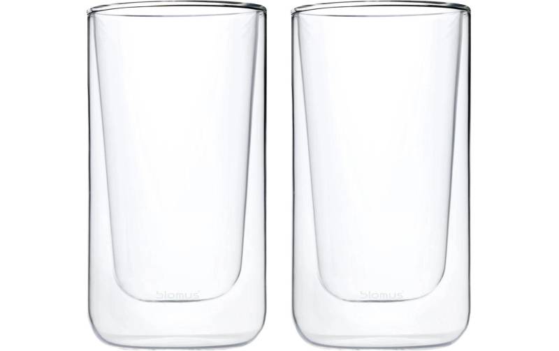 BLOMUS Latte-Macchiato-Glas »Nero 320 ml 2 Stück Transparent« von blomus