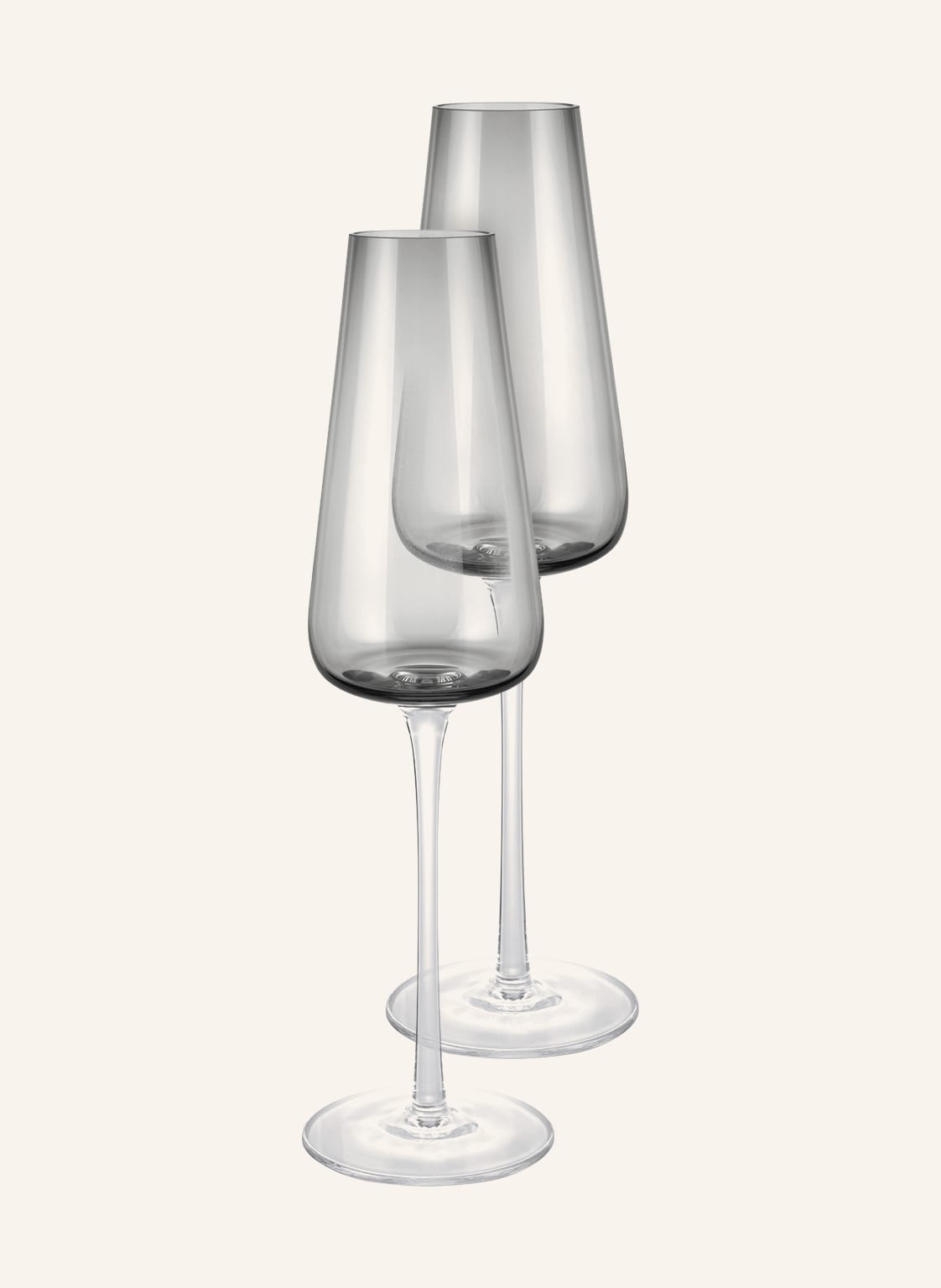 Blomus 2er-Set Sektgläser Belo grau Blomus 2er-Set Sektgläser Belo grau von blomus