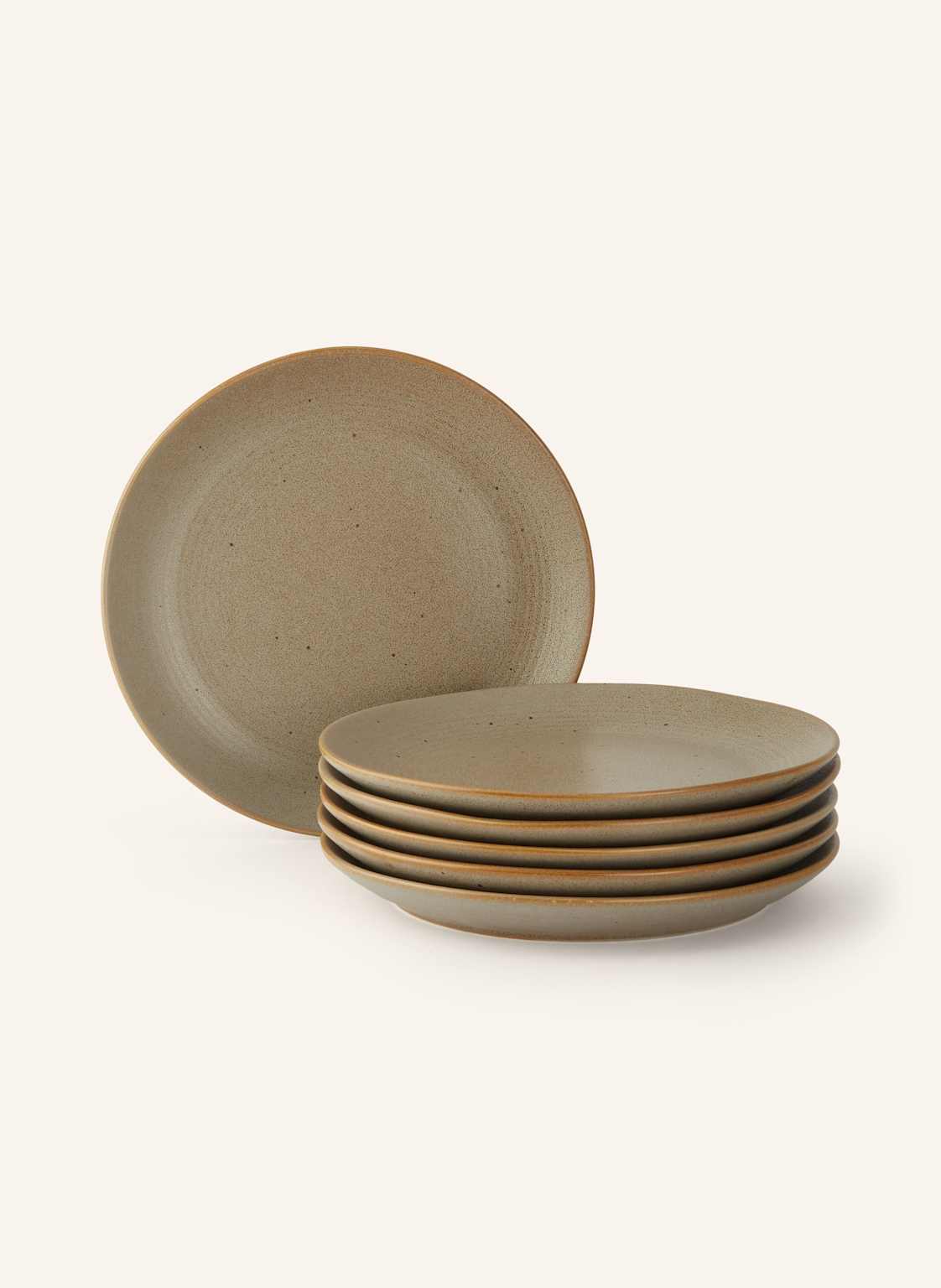 Blomus 6er-Set Dessertteller Kumi braun Blomus 6er-Set Dessertteller Kumi braun von blomus