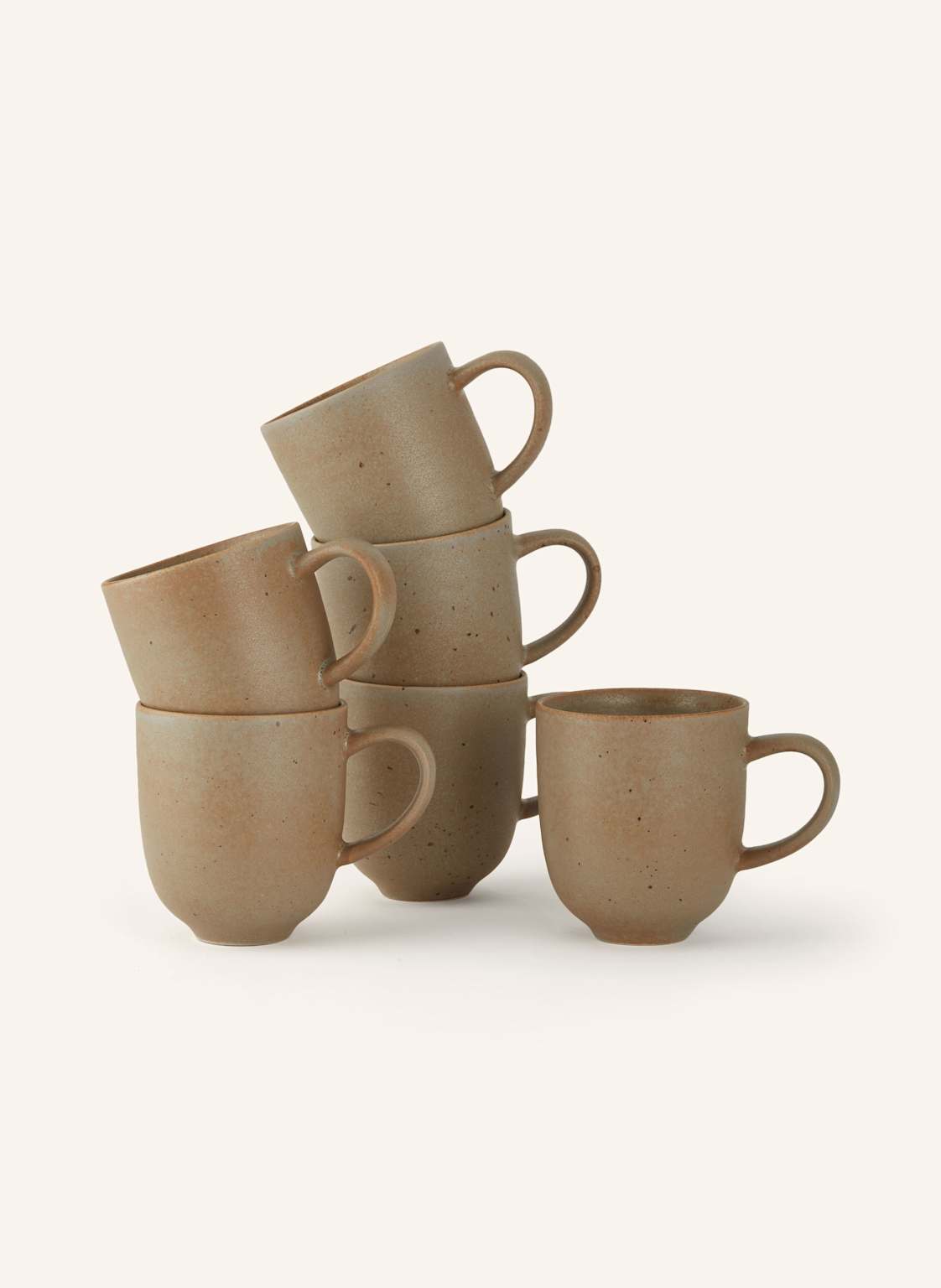 Blomus 6er-Set Henkelbecher Kumi braun Blomus 6er-Set Henkelbecher Kumi braun von blomus
