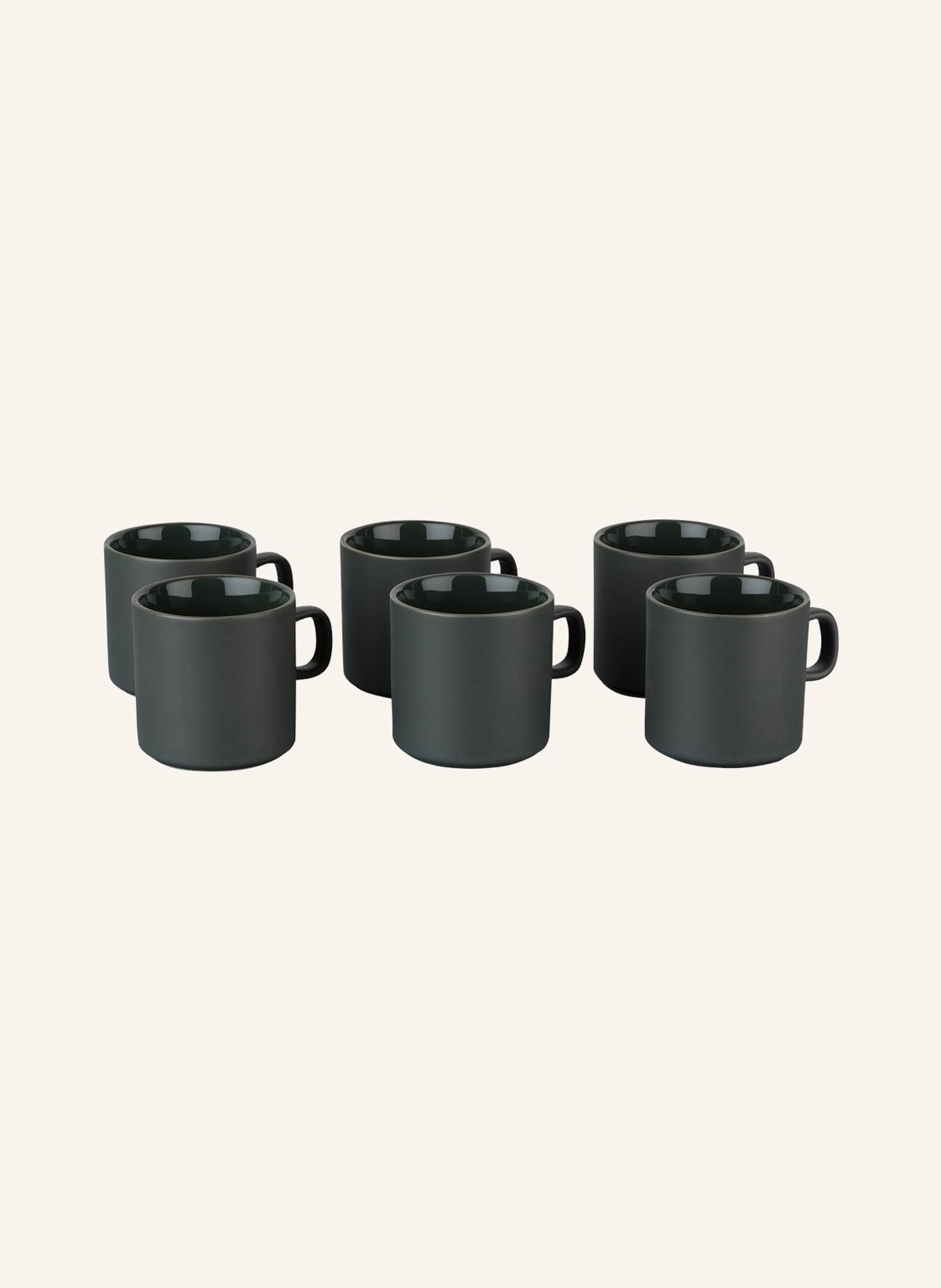 Blomus 6er-Set Henkelbecher Pilar gruen Blomus 6er-Set Henkelbecher Pilar gruen von blomus