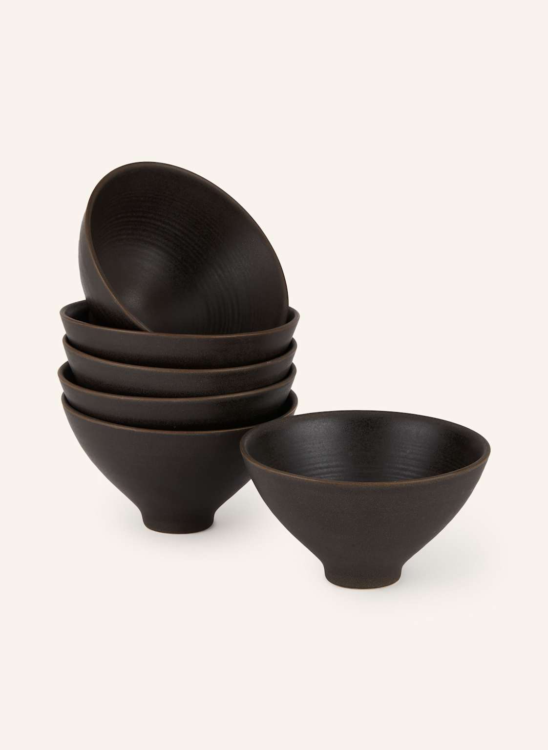 Blomus 6er-Set Schalen Kumi braun Blomus 6er-Set Schalen Kumi braun von blomus