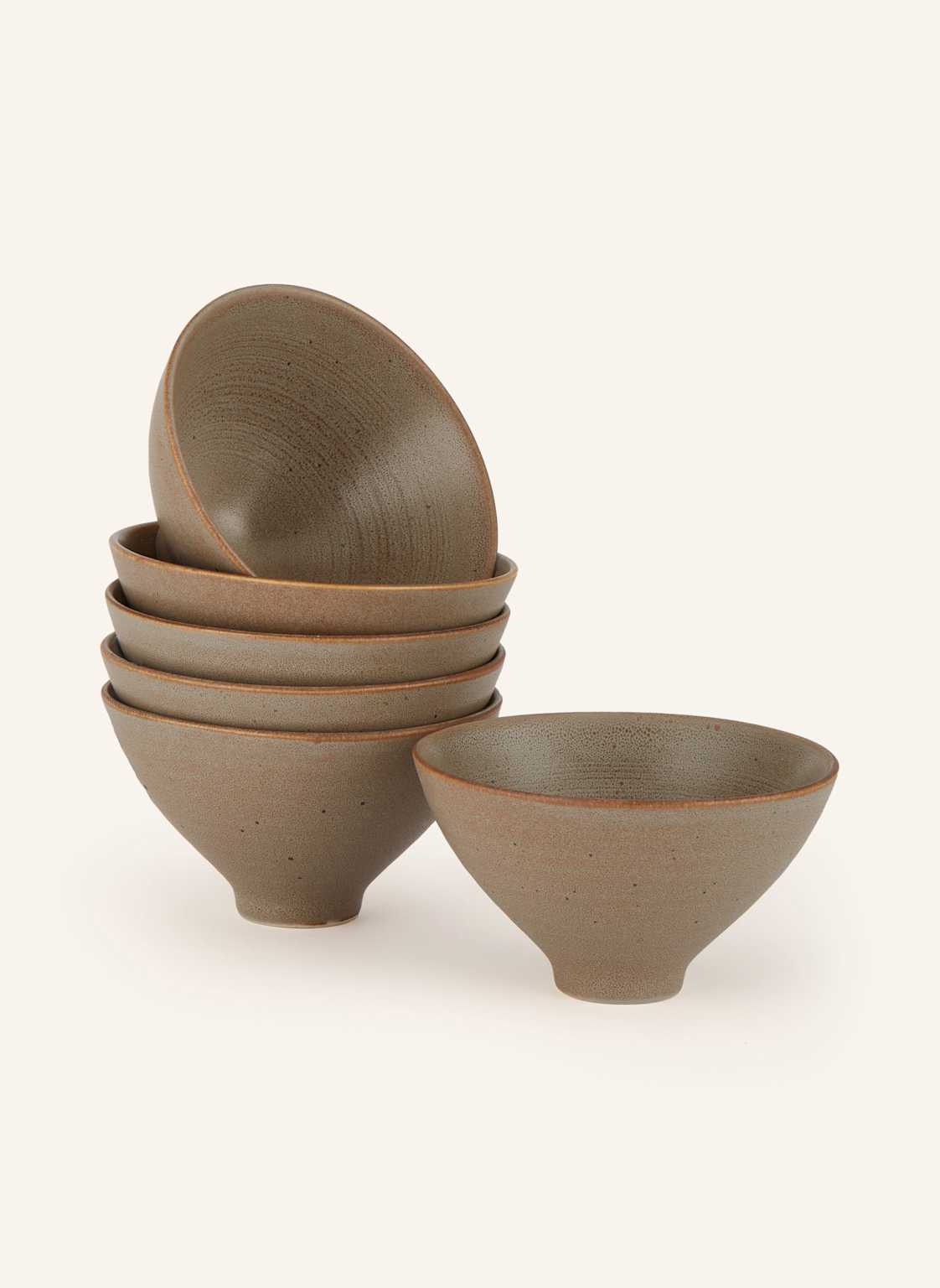 Blomus 6er-Set Schalen Kumi braun Blomus 6er-Set Schalen Kumi braun von blomus