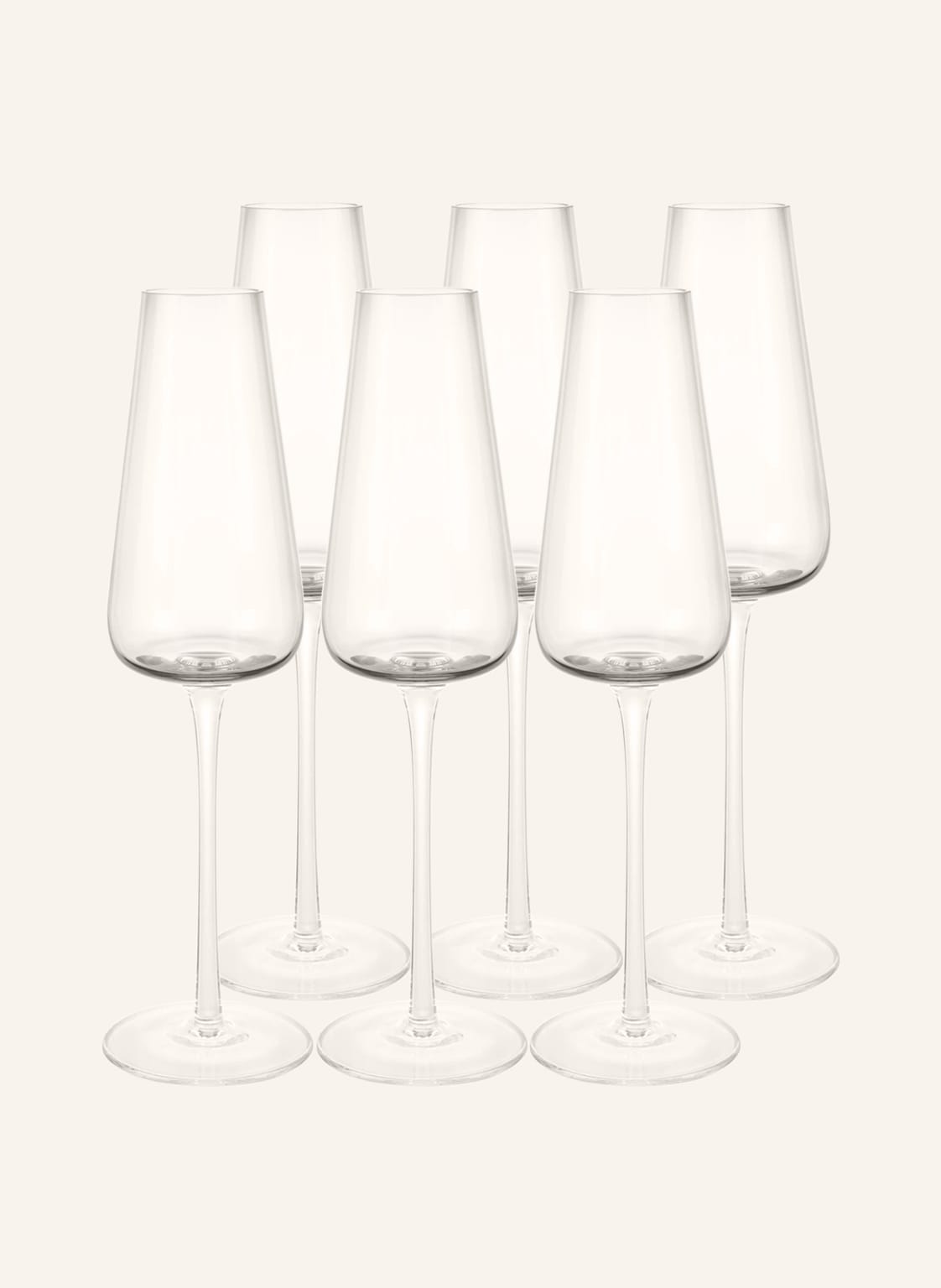 Blomus 6er-Set Sektgläser Belo transparent von blomus