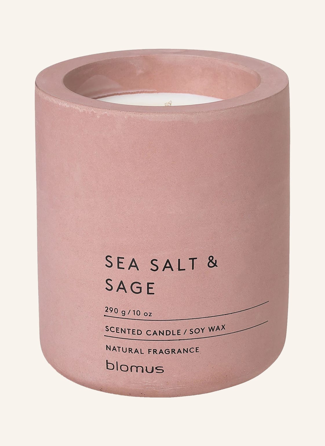 Blomus Duftkerze Sea Salt & Sage rosa von blomus