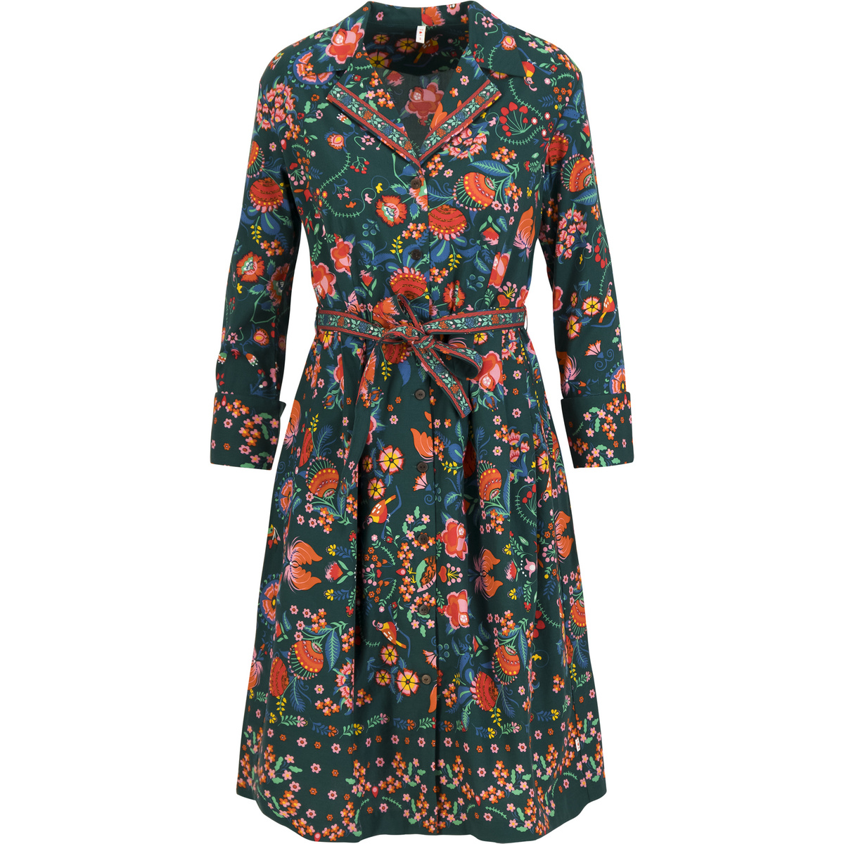 Blutsgeschwister Damen Zauberknopf Und Kragen Kleid Blutsgeschwister Damen Zauberknopf Und Kragen Kleid von blutsgeschwister