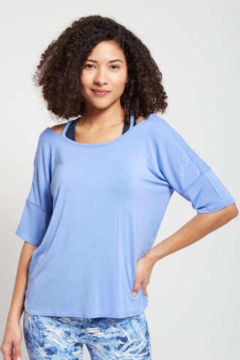 bodyXmind W Shirt loose T-Shirt hellblau von bodyXmind