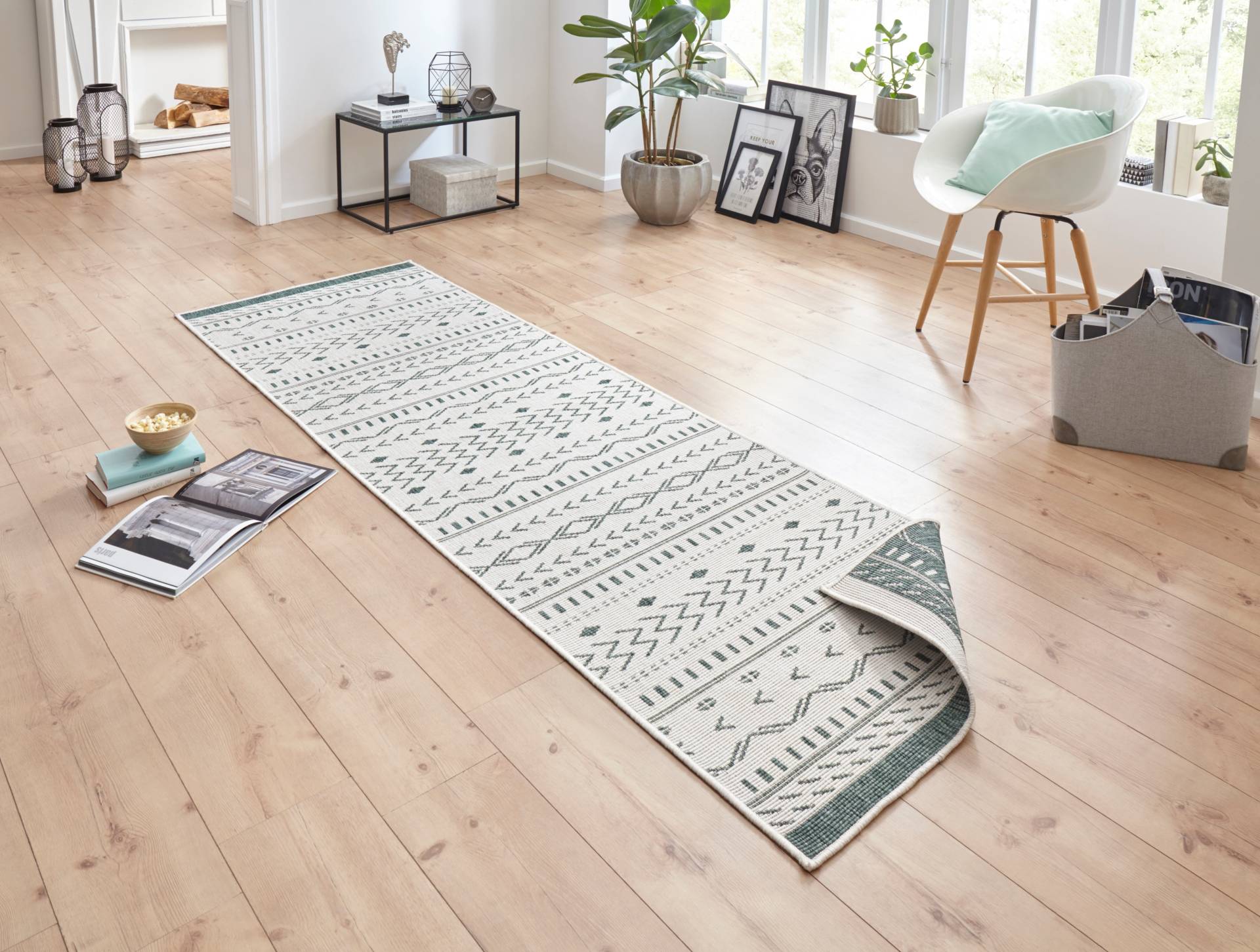 NORTHRUGS Teppich »Kuba Wendeteppich«, rechteckig, 5 mm Höhe, In-& Outdoor, Wetterfest, Balkon, Läufer, Wohnzimmer, Wasserfest NORTHRUGS Teppich »Kuba Wendeteppich«, rechteckig, 5 mm Höhe, In-& Outdoor, Wetterfest, Balkon, Läufer, Wohnzimmer, Wasserfest von NORTHRUGS
