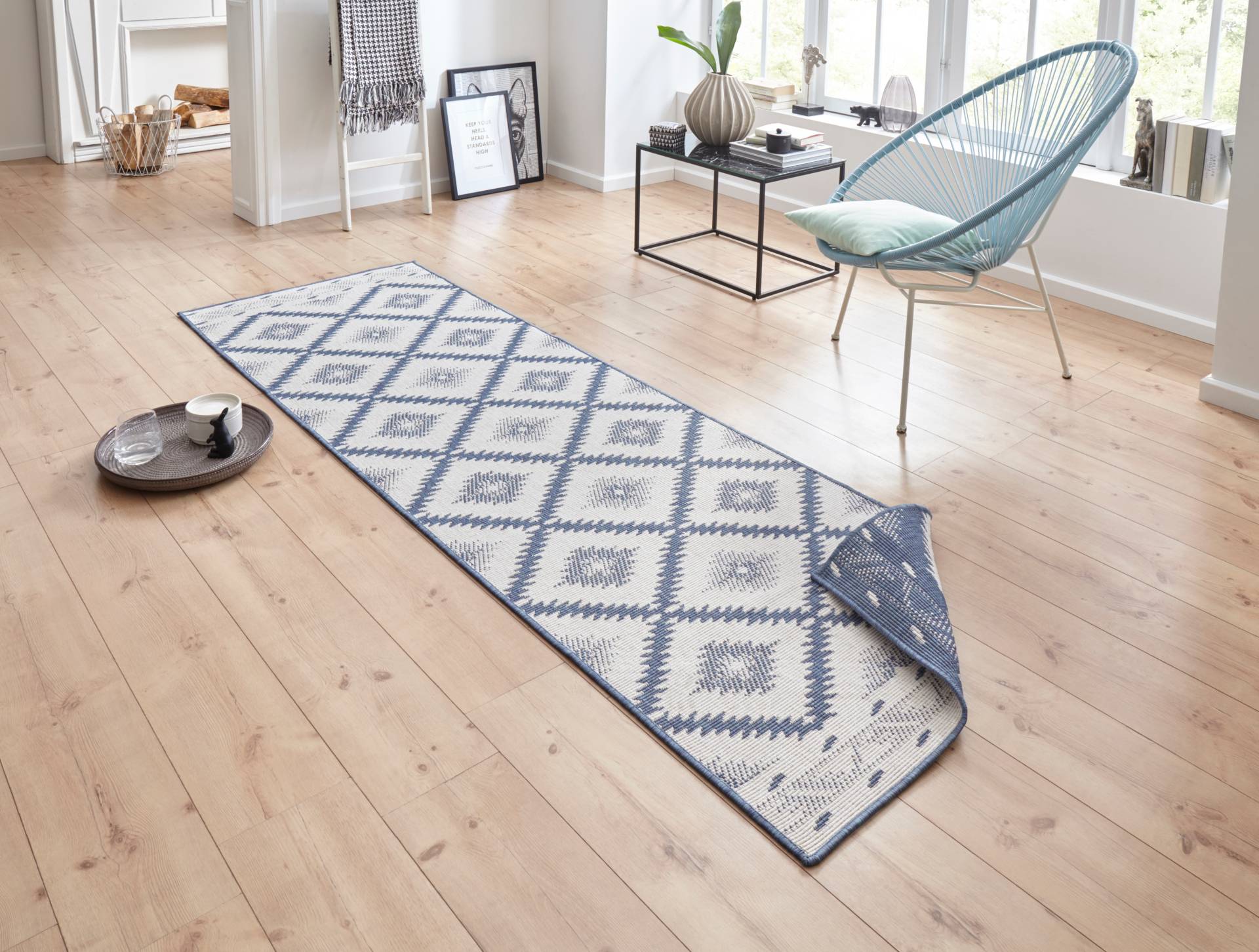 NORTHRUGS Teppich »Malibu«, rechteckig, 5 mm Höhe, In-& Outdoor, Wetterfest, Balkon, Garten, Wohnzimmer, Wasserfest von NORTHRUGS