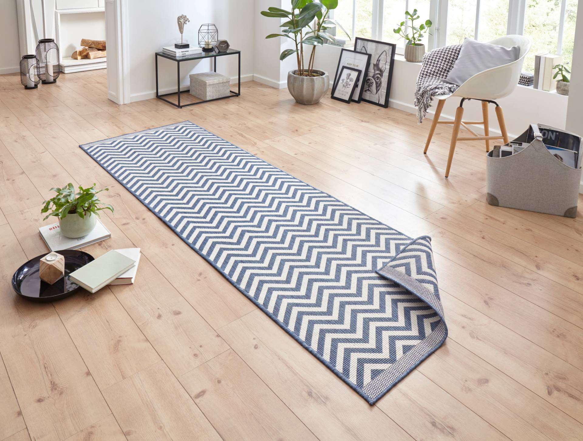 NORTHRUGS Teppich »Palma Wendeteppich«, rechteckig, 5 mm Höhe, In-& Outdoor, Wetterfest, Balkon, Garten, Wohnzimmer, Wasserfest von NORTHRUGS