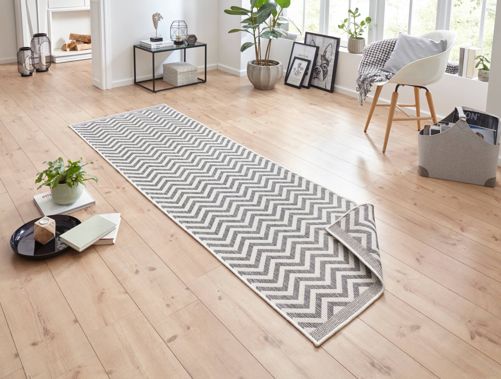 NORTHRUGS Teppich »Palma Wendeteppich«, rechteckig, In-& Outdoor, Wetterfest, Balkon, Garten, Wohnzimmer, Wasserfest von NORTHRUGS