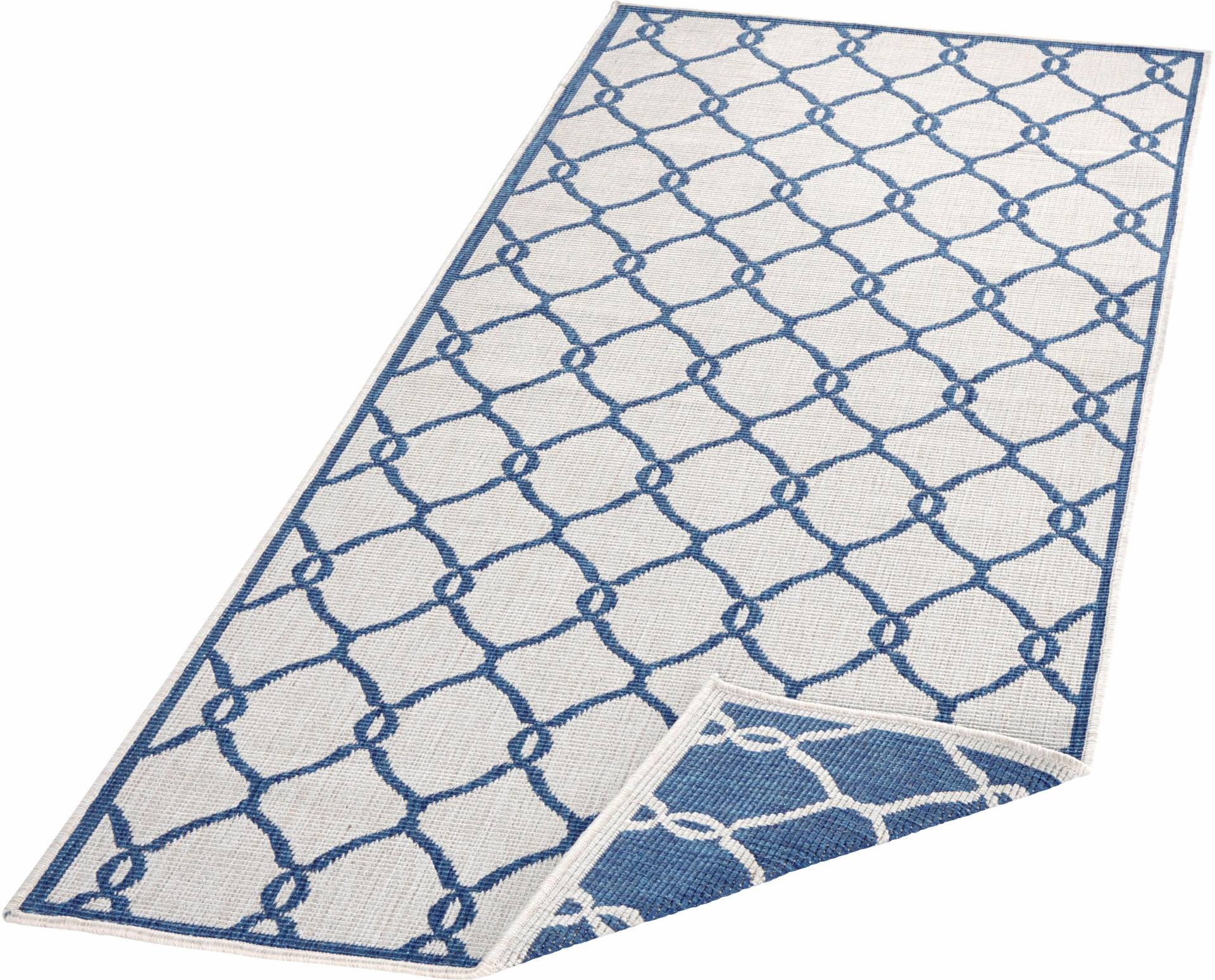 NORTHRUGS Läufer »Rimini«, rechteckig, 5 mm Höhe, In-und Outdoor geeignet, Robust, Pflegeleicht, Flachgewebe, Wendbar von NORTHRUGS