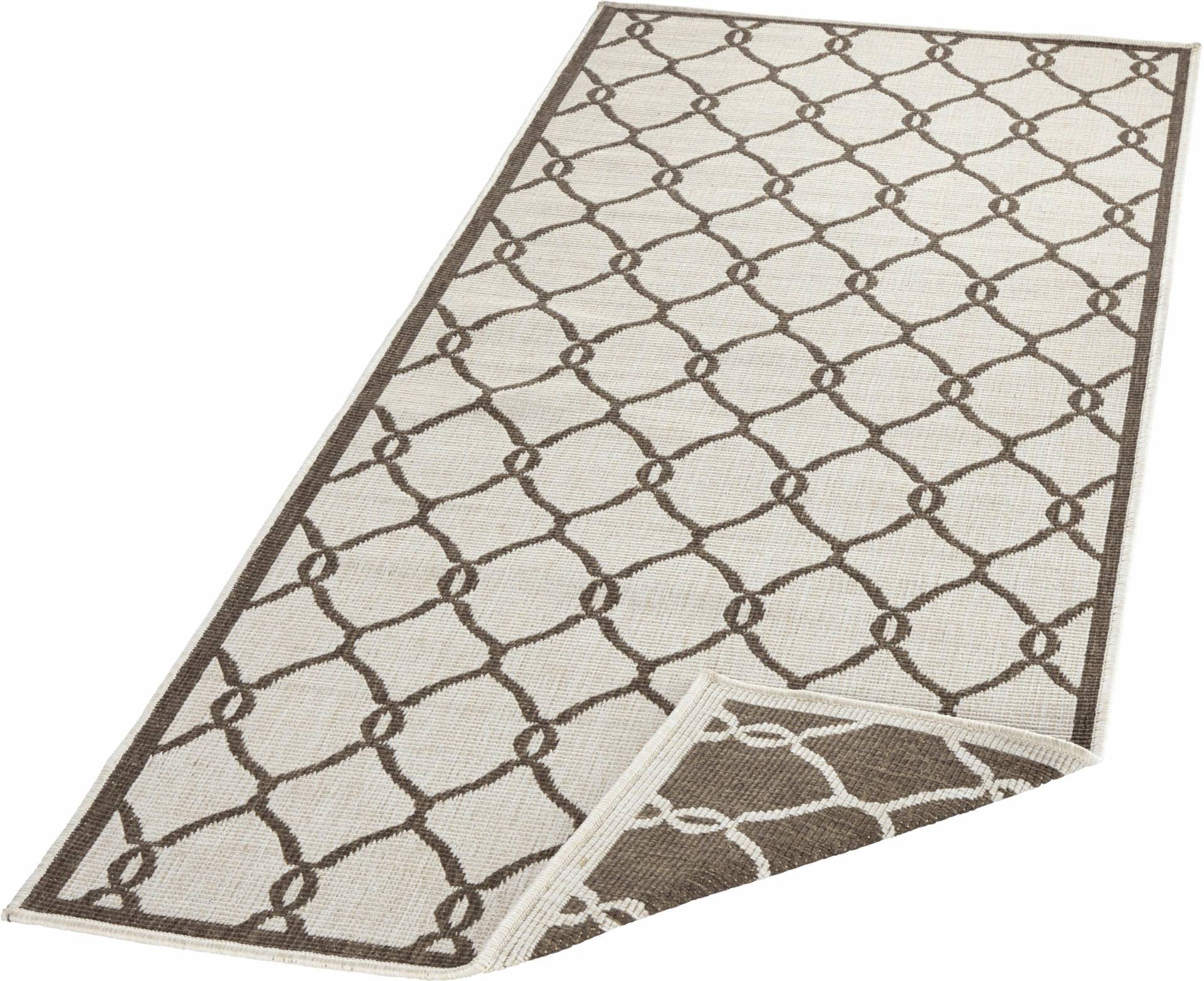 NORTHRUGS Läufer »Rimini«, rechteckig, In-und Outdoor geeignet, Robust, Pflegeleicht, Flachgewebe, Wendbar von NORTHRUGS