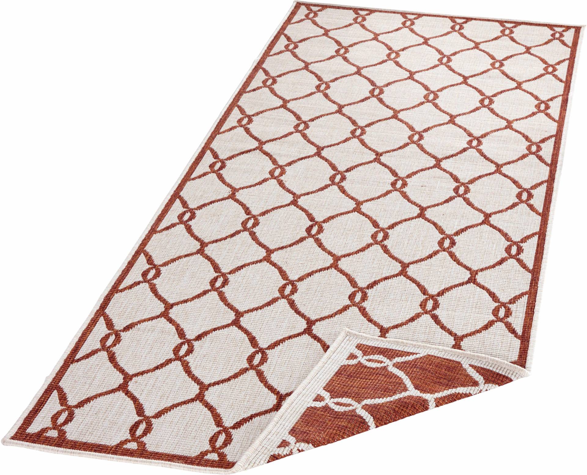 NORTHRUGS Läufer »Rimini«, rechteckig, In-und Outdoor geeignet, Robust, Pflegeleicht, Flachgewebe, Wendbar von NORTHRUGS