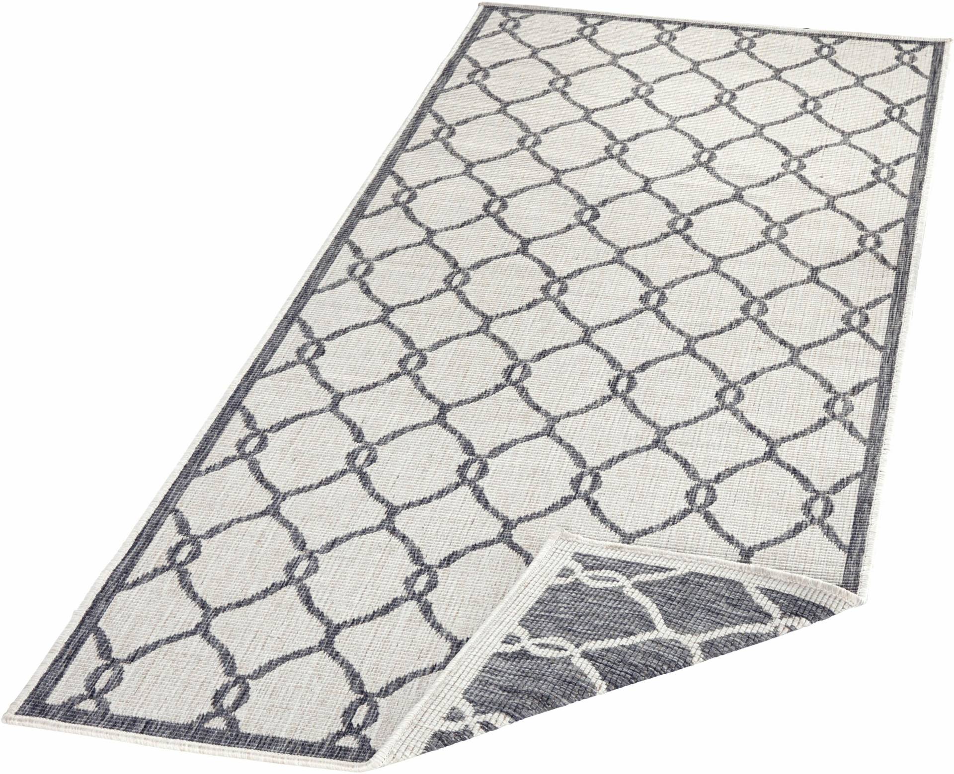 NORTHRUGS Läufer »Rimini«, rechteckig, 5 mm Höhe, In-und Outdoor geeignet, Robust, Pflegeleicht, Flachgewebe, Wendbar von NORTHRUGS