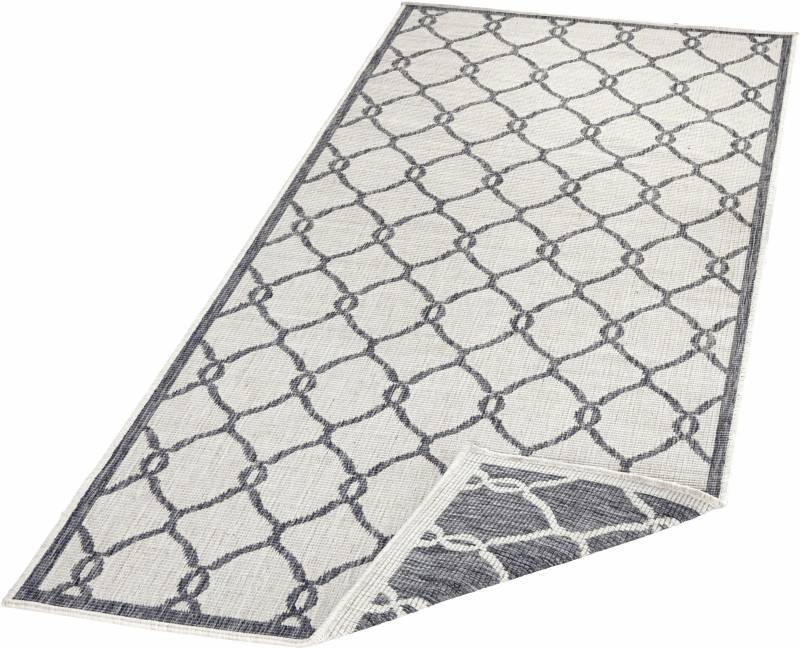 NORTHRUGS Läufer »Rimini«, rechteckig, In-und Outdoor geeignet, Robust, Pflegeleicht, Flachgewebe, Wendbar von NORTHRUGS