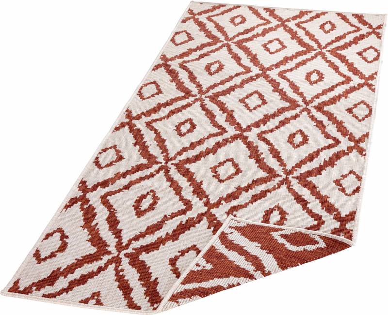 NORTHRUGS Läufer »Rio«, rechteckig, 5 mm Höhe, Rauten Design, Robust, Pflegeleicht, Flachgewebe, Wendbar von NORTHRUGS