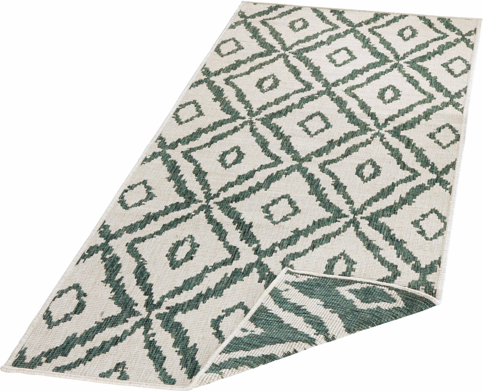 NORTHRUGS Läufer »Rio«, rechteckig, Rauten Design, Robust, Pflegeleicht, Flachgewebe, Wendbar von NORTHRUGS