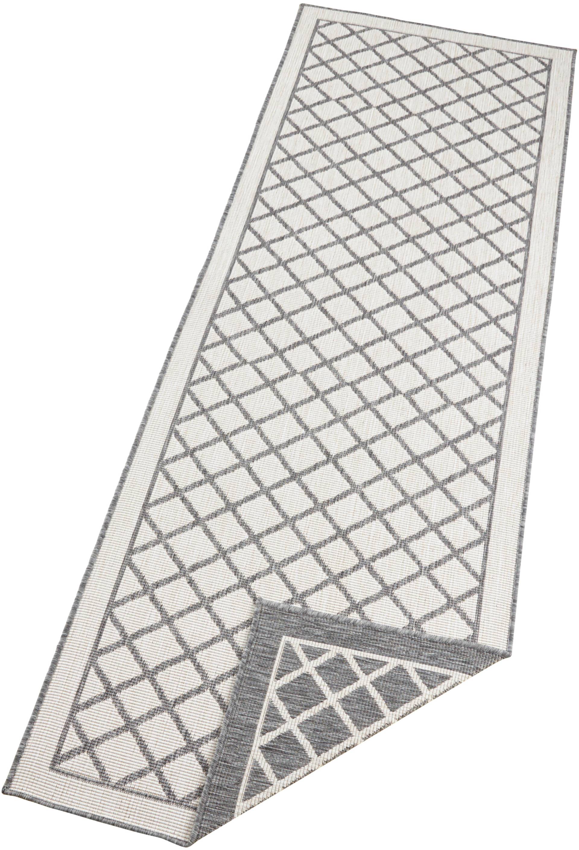 NORTHRUGS Läufer »Sydney«, rechteckig, In-und Outdoor geeignet, Robust, Pflegeleicht, Flachgewebe, Wendbar von NORTHRUGS