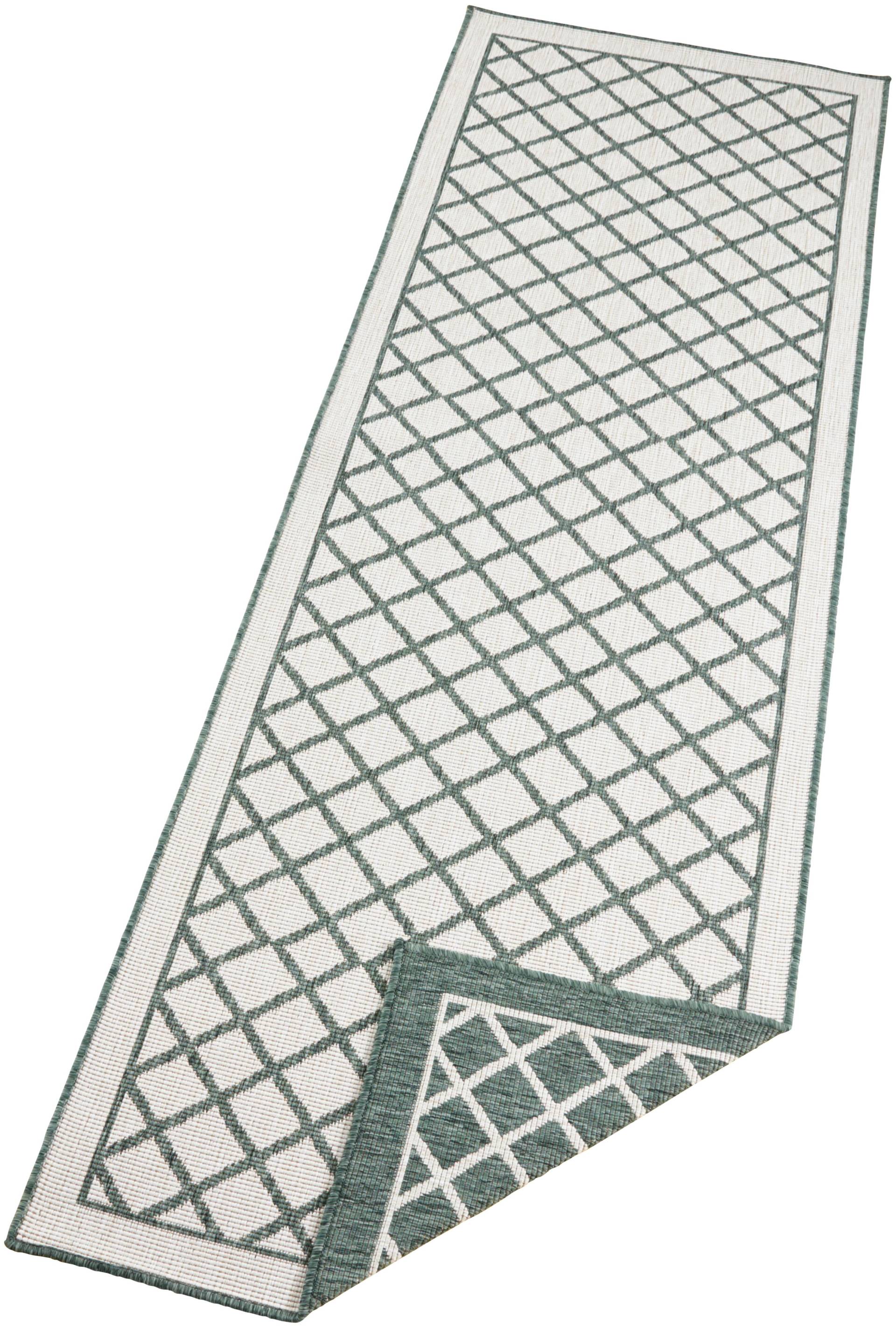 NORTHRUGS Läufer »Sydney«, rechteckig, In-und Outdoor geeignet, Robust, Pflegeleicht, Flachgewebe, Wendbar von NORTHRUGS