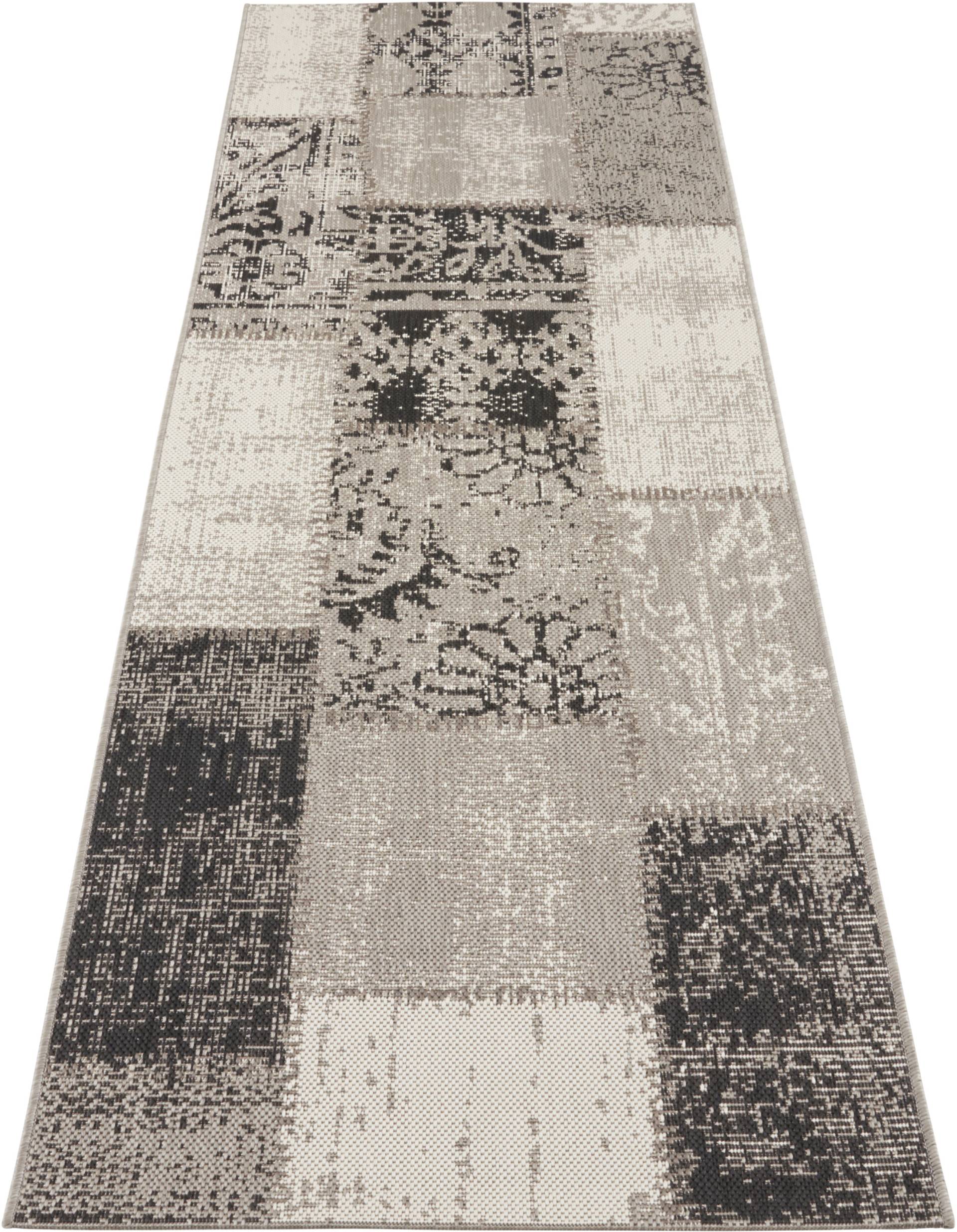 NORTHRUGS Läufer »Symi«, rechteckig, 8 mm Höhe, In- & Outdoor, Kurzflor, Teppich, Vintage, Wohnzimmer, Garten von NORTHRUGS