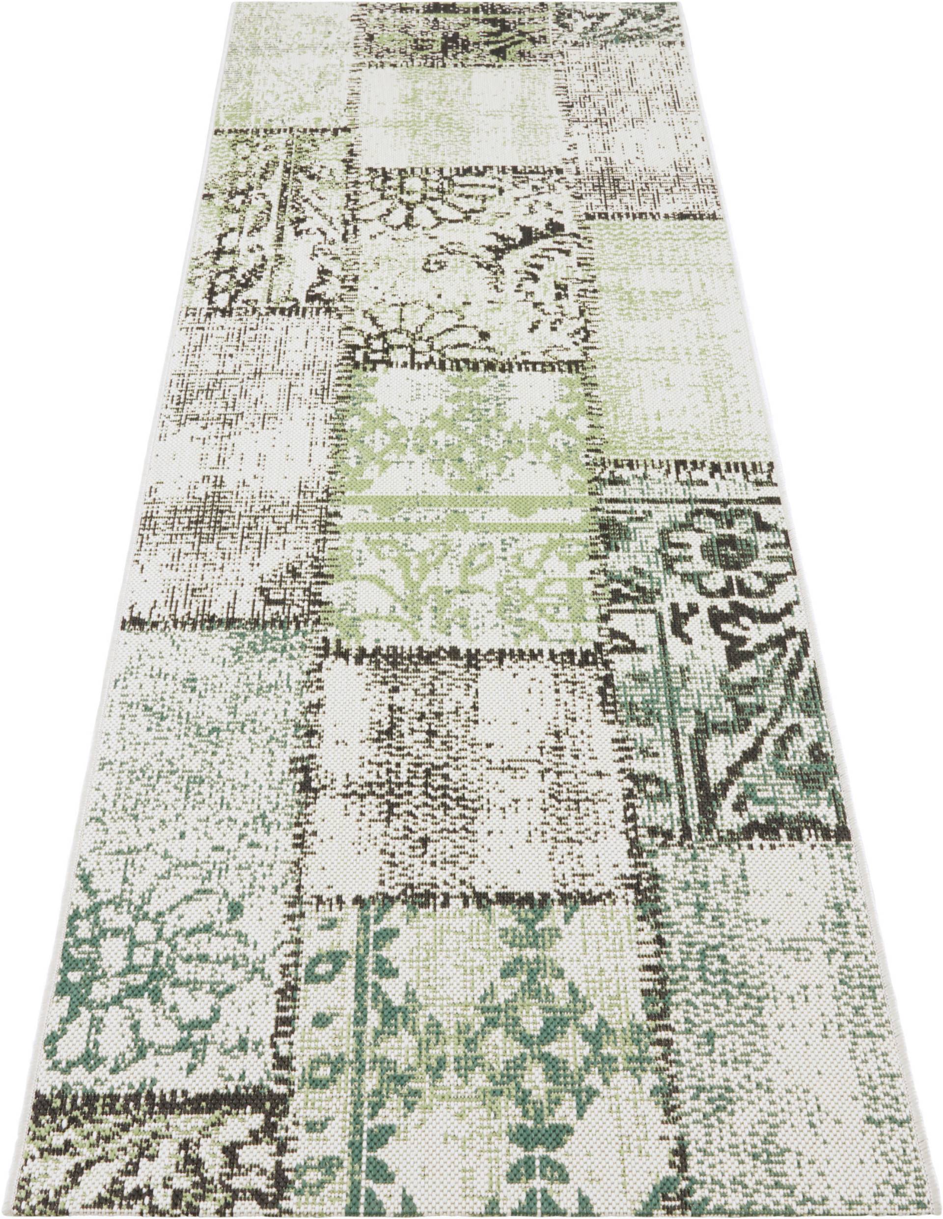 NORTHRUGS Teppich »Symi«, rechteckig, 8 mm Höhe, In- & Outdoor, Kurzflor, Läufer, Vintage, Wohnzimmer, Aussenbereich NORTHRUGS Teppich »Symi«, rechteckig, 8 mm Höhe, In- & Outdoor, Kurzflor, Läufer, Vintage, Wohnzimmer, Aussenbereich von NORTHRUGS