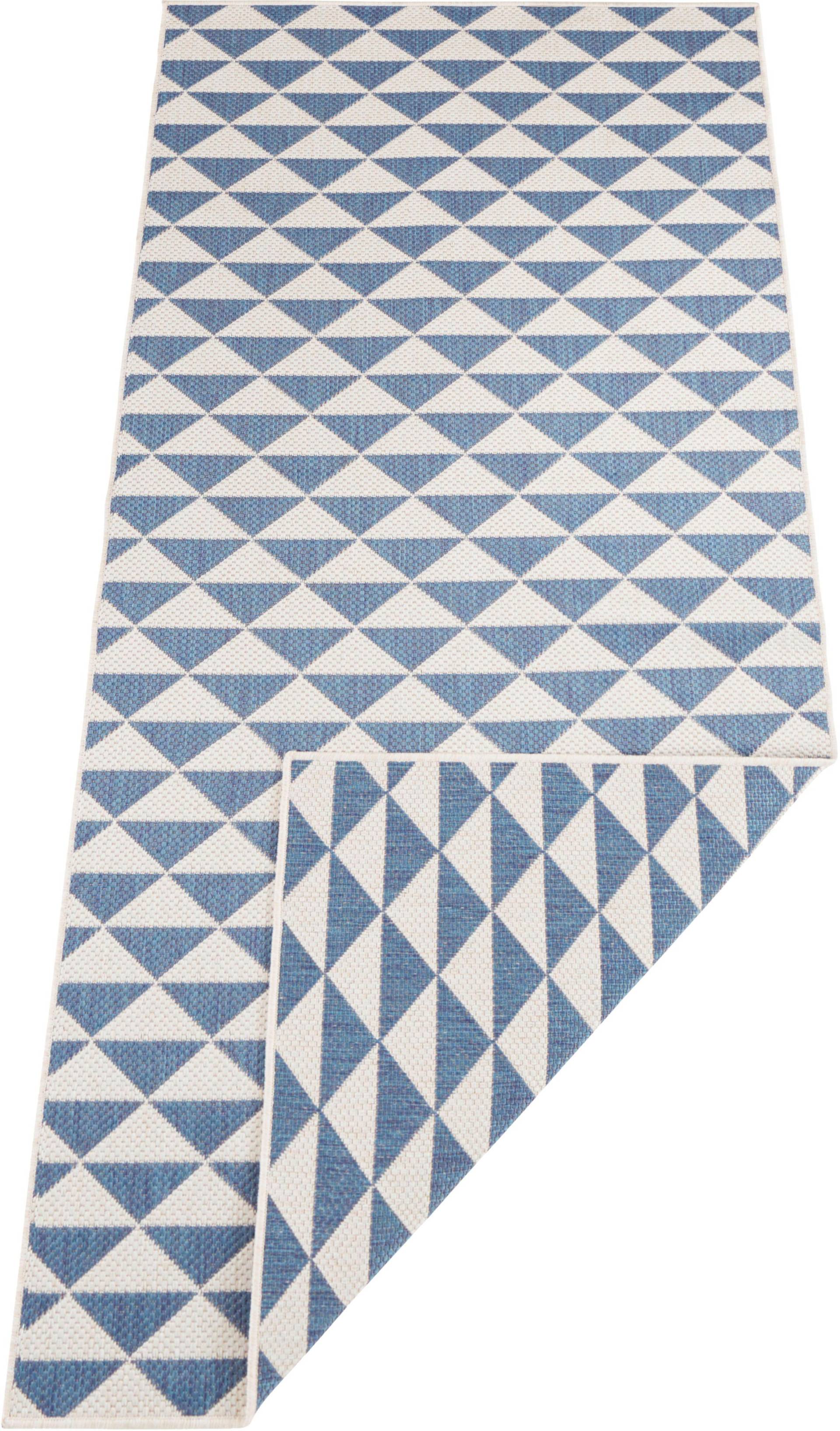 NORTHRUGS Läufer »Tahiti«, rechteckig, 5 mm Höhe, In- & Outdoor, Kurzflor, Teppich, Vintage, Wohnzimmer, Garten von NORTHRUGS