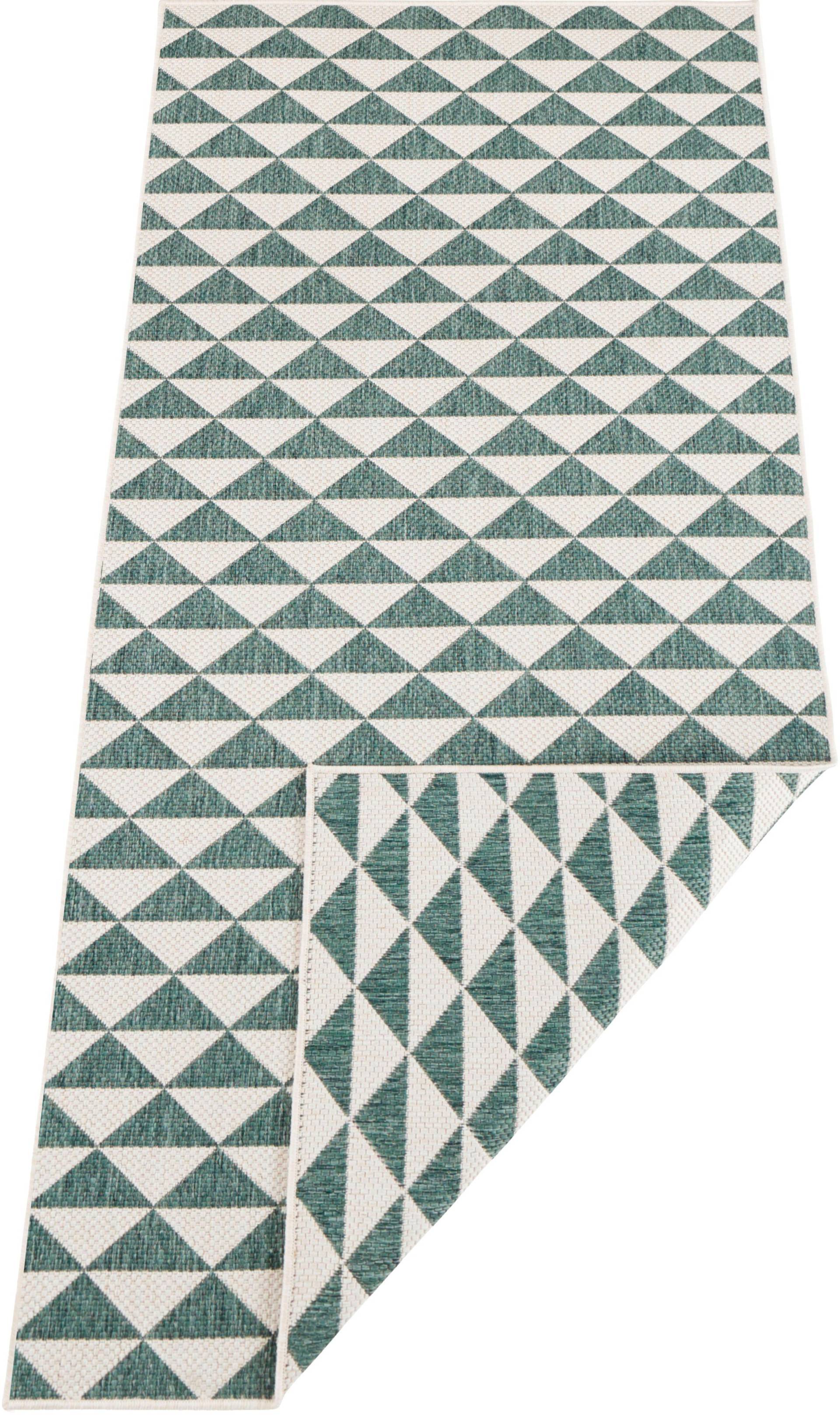 NORTHRUGS Läufer »Tahiti«, rechteckig, In- & Outdoor, Kurzflor, Teppich, Vintage, Wohnzimmer, Garten von NORTHRUGS