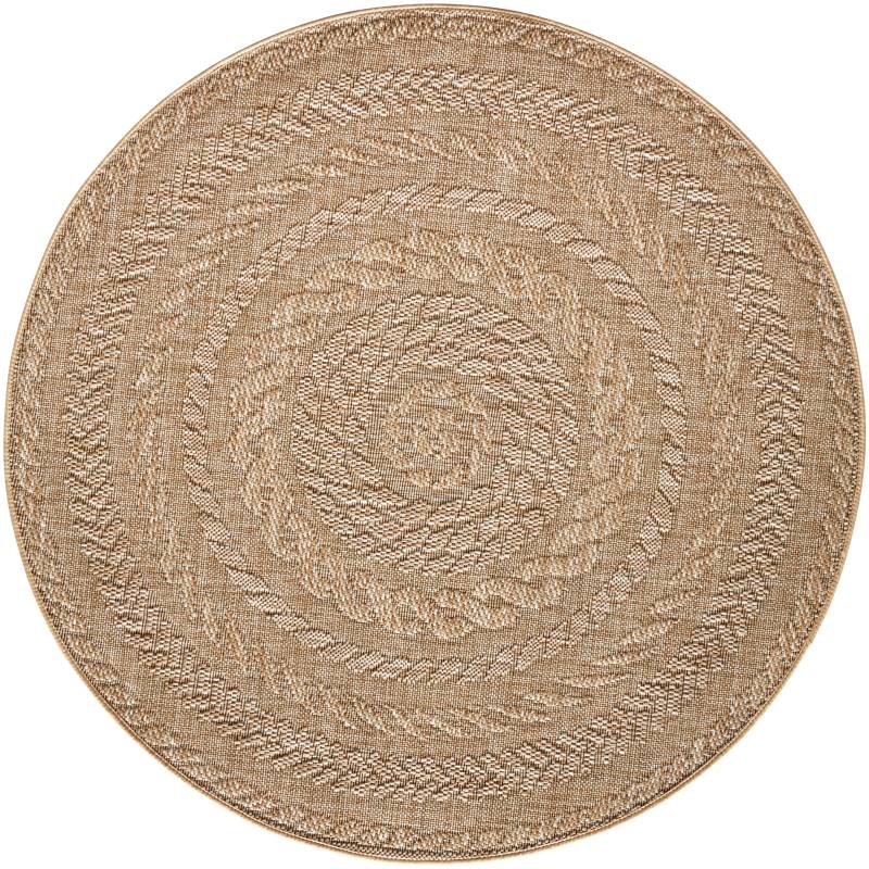 NORTHRUGS Teppich »Almendro«, rund, Sisal Optik, Robust, Pflegeleicht, Flachgewebe von NORTHRUGS