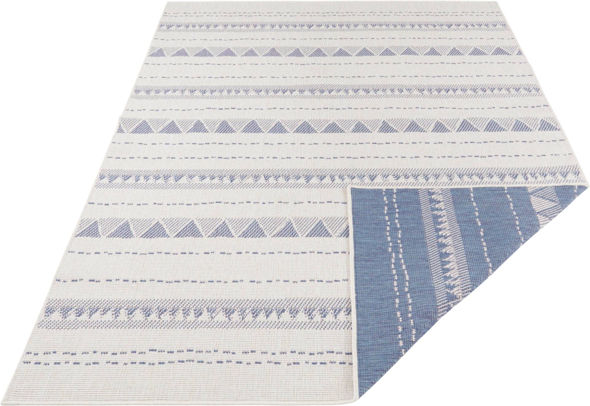 NORTHRUGS Teppich »Bahamas Wendeteppich«, rechteckig, 5 mm Höhe, In-& Outdoor, Wetterfest, Balkon, Garten, Wohnzimmer, Wasserfest von NORTHRUGS