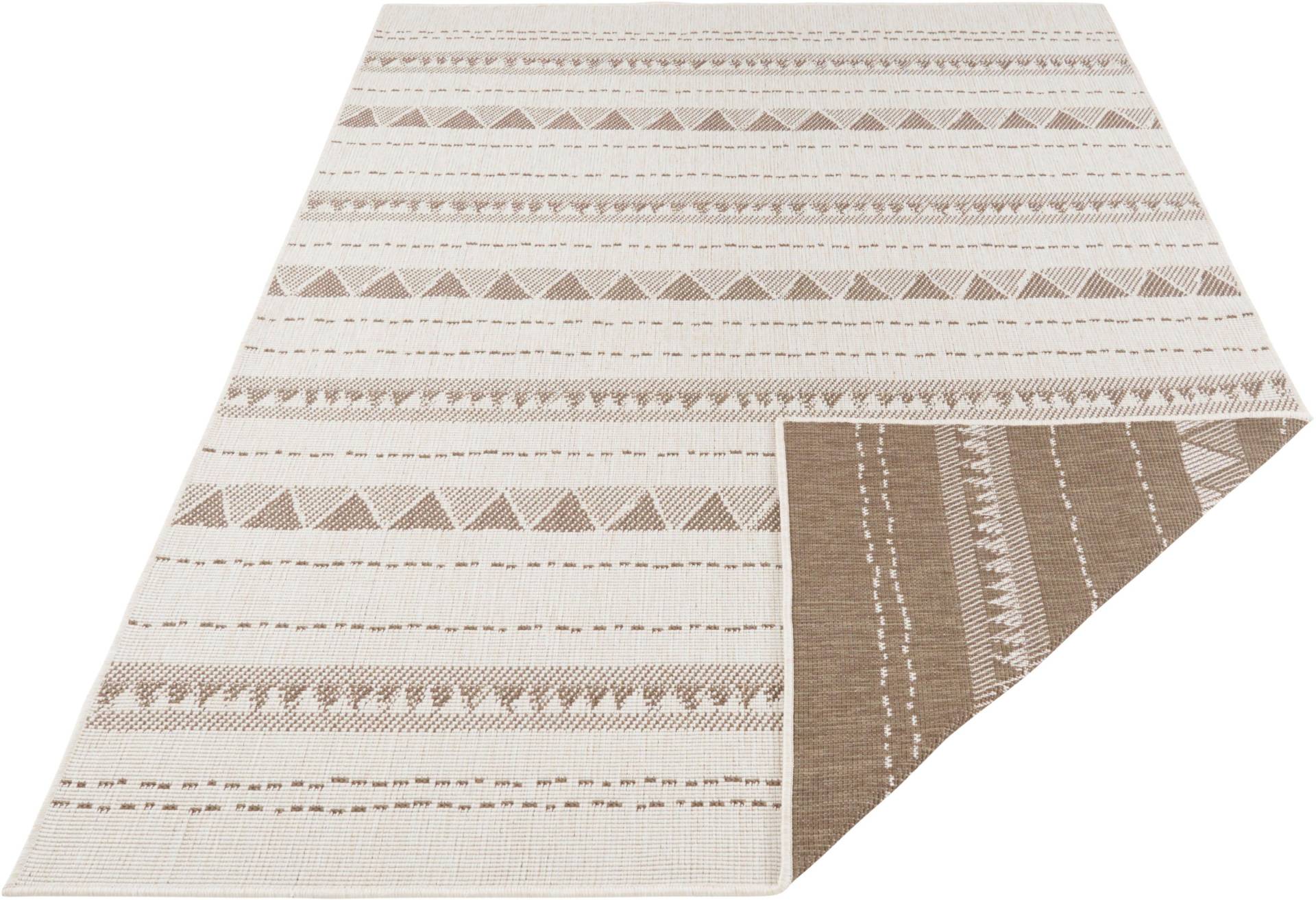 NORTHRUGS Teppich »Bahamas Wendeteppich«, rechteckig, In-& Outdoor, Wetterfest, Balkon, Garten, Wohnzimmer, Wasserfest von NORTHRUGS