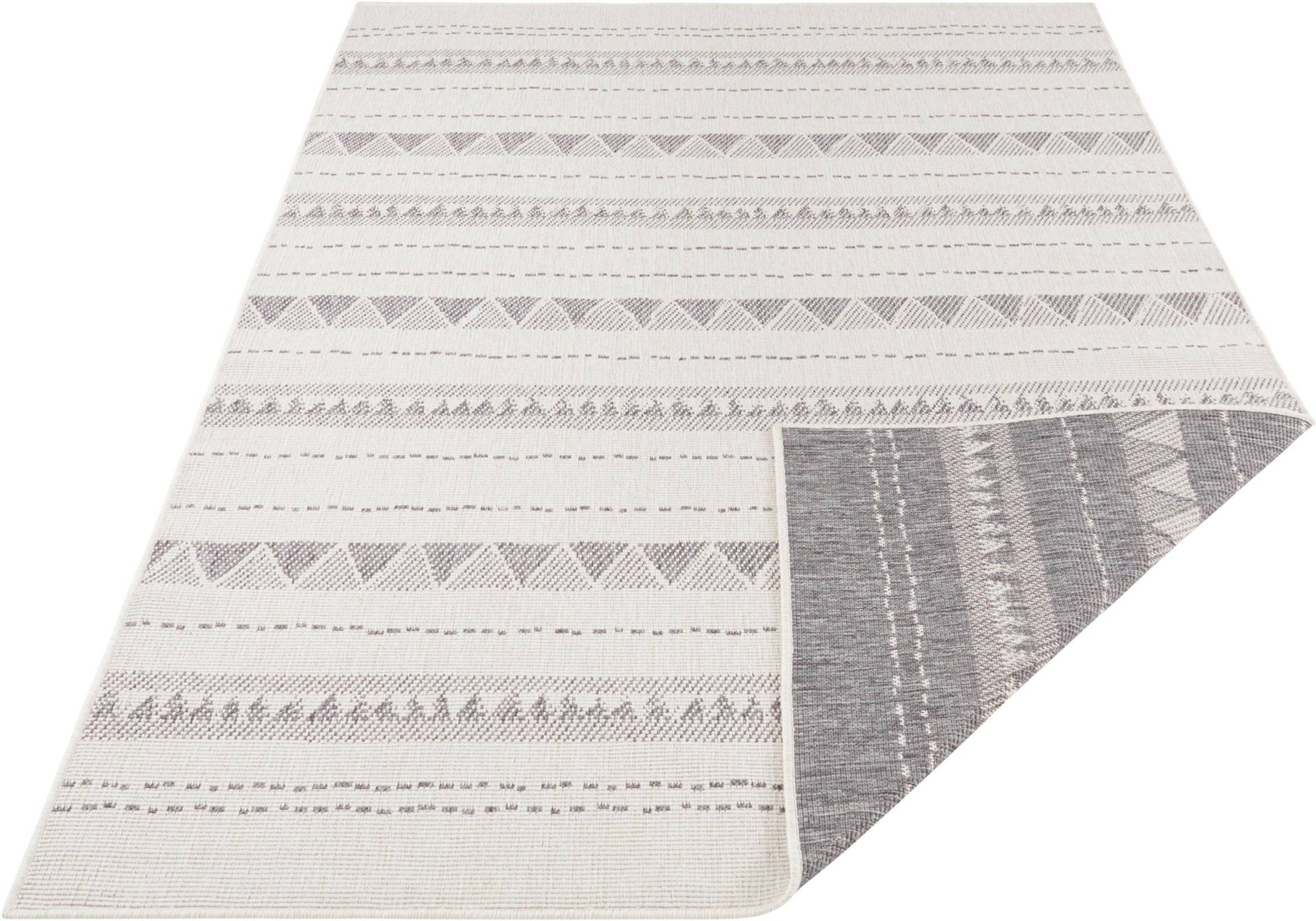 NORTHRUGS Teppich »Bahamas Wendeteppich«, rechteckig, 5 mm Höhe, In-& Outdoor, Wetterfest, Balkon, Garten, Wohnzimmer, Wasserfest von NORTHRUGS